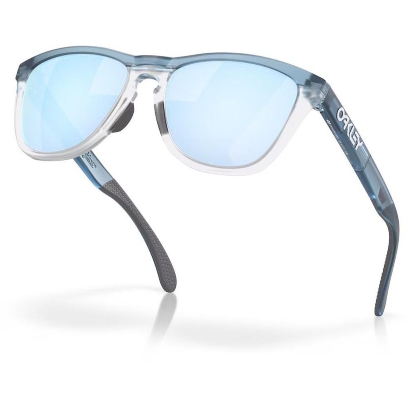 Óculos de Sol Unissex Oakley Frogskins Transparent Stonewash 0955 - Foto 3