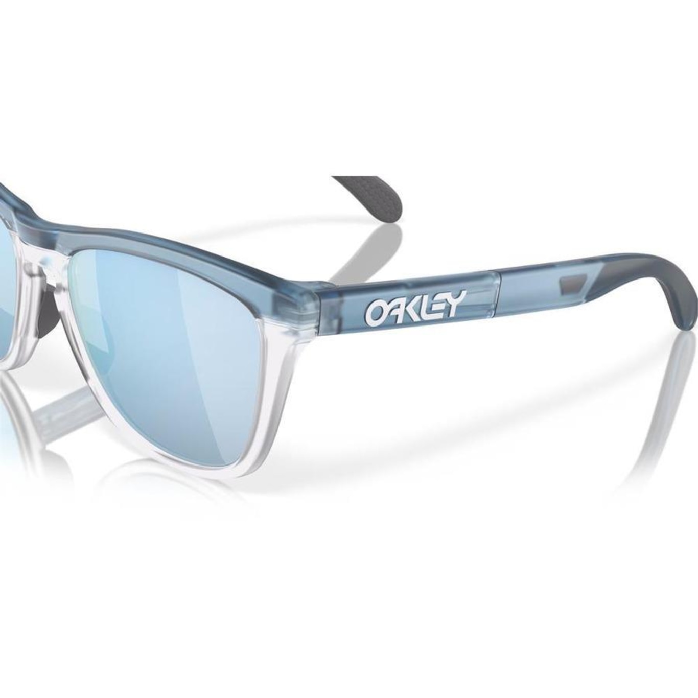 Óculos de Sol Unissex Oakley Frogskins Transparent Stonewash 0955 - Foto 6