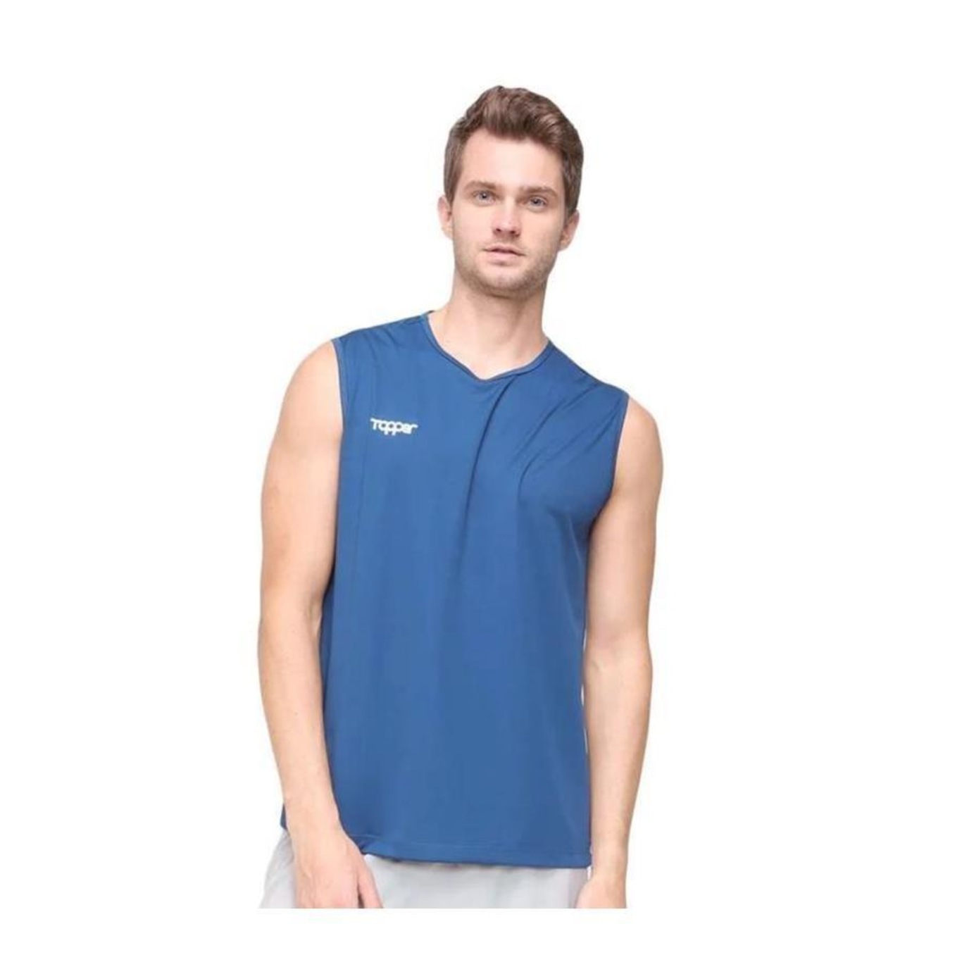 Camiseta Regata Topper Treino Classic - Masculina - Foto 1