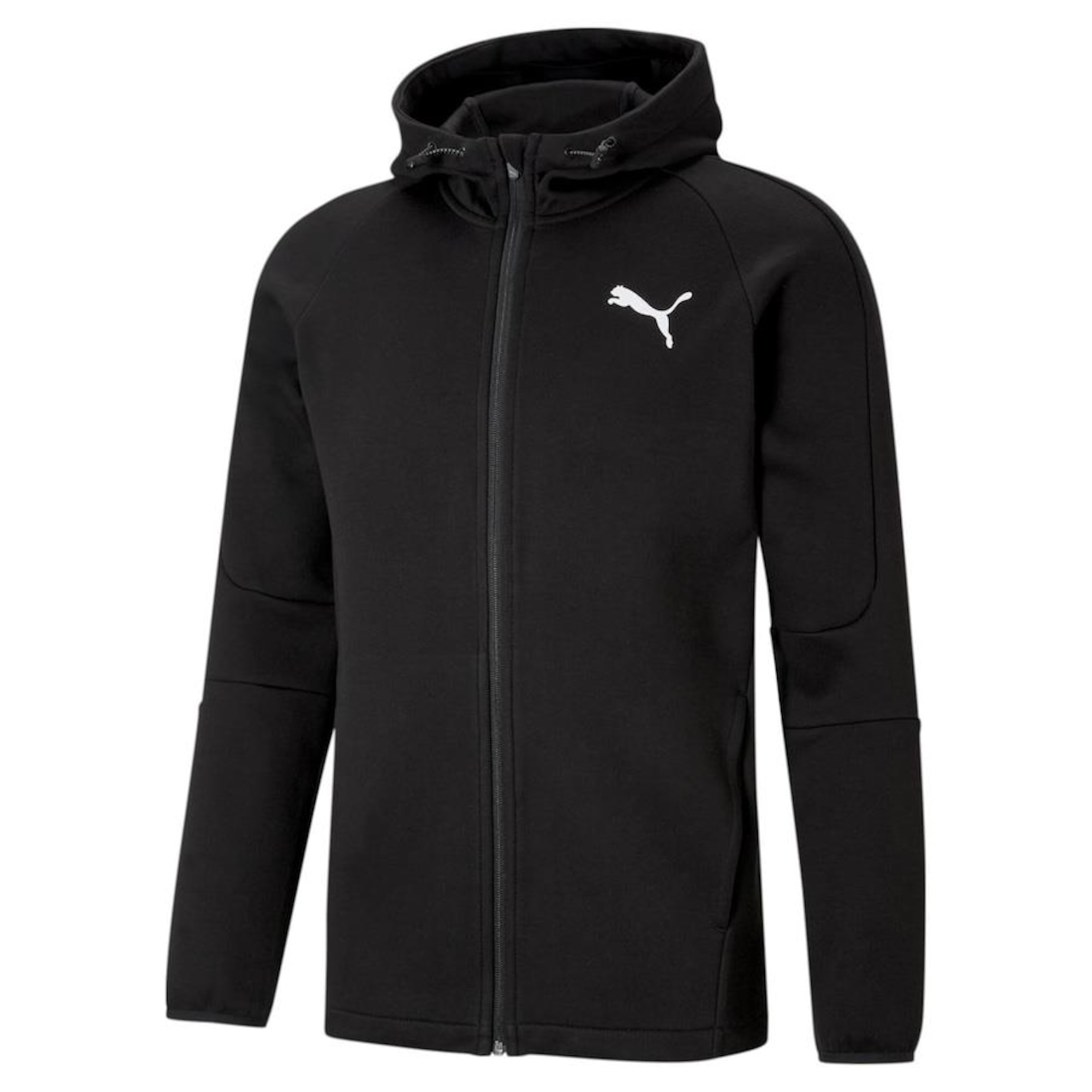 Jaqueta de Moletom com Capuz Puma Evostripe Core Malha Simples Full-Zip - Masculina - Foto 1