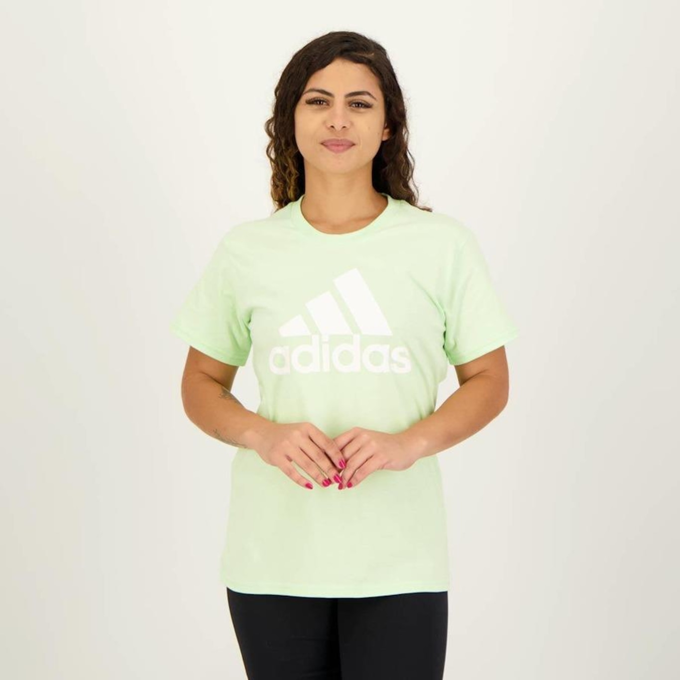 Camiseta adidas Big Logo - Feminina - Foto 1