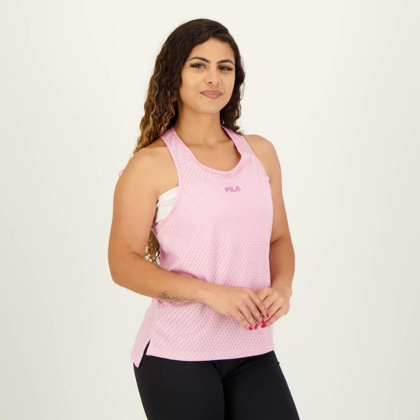 Camiseta Regata Fila Touch Ii - Feminina - Foto 4