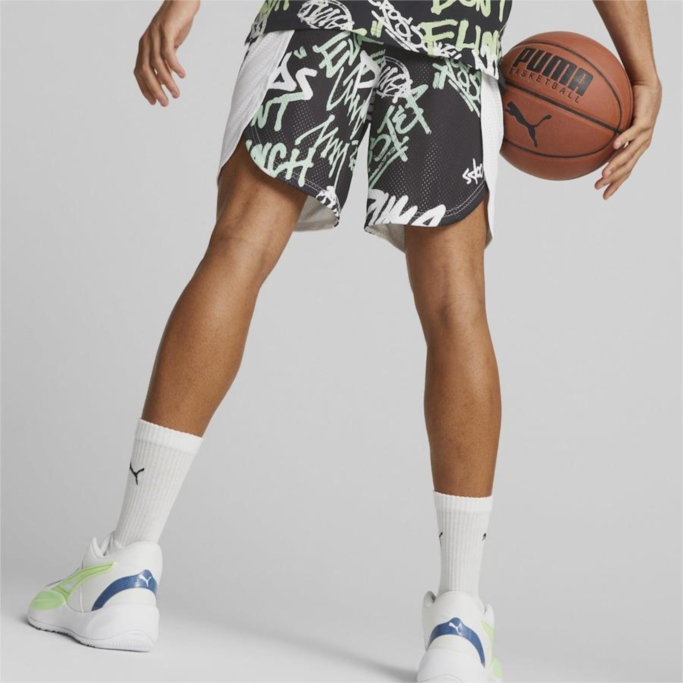 Shorts Puma Jamboree Estampado Basketball - Masculino - Foto 5