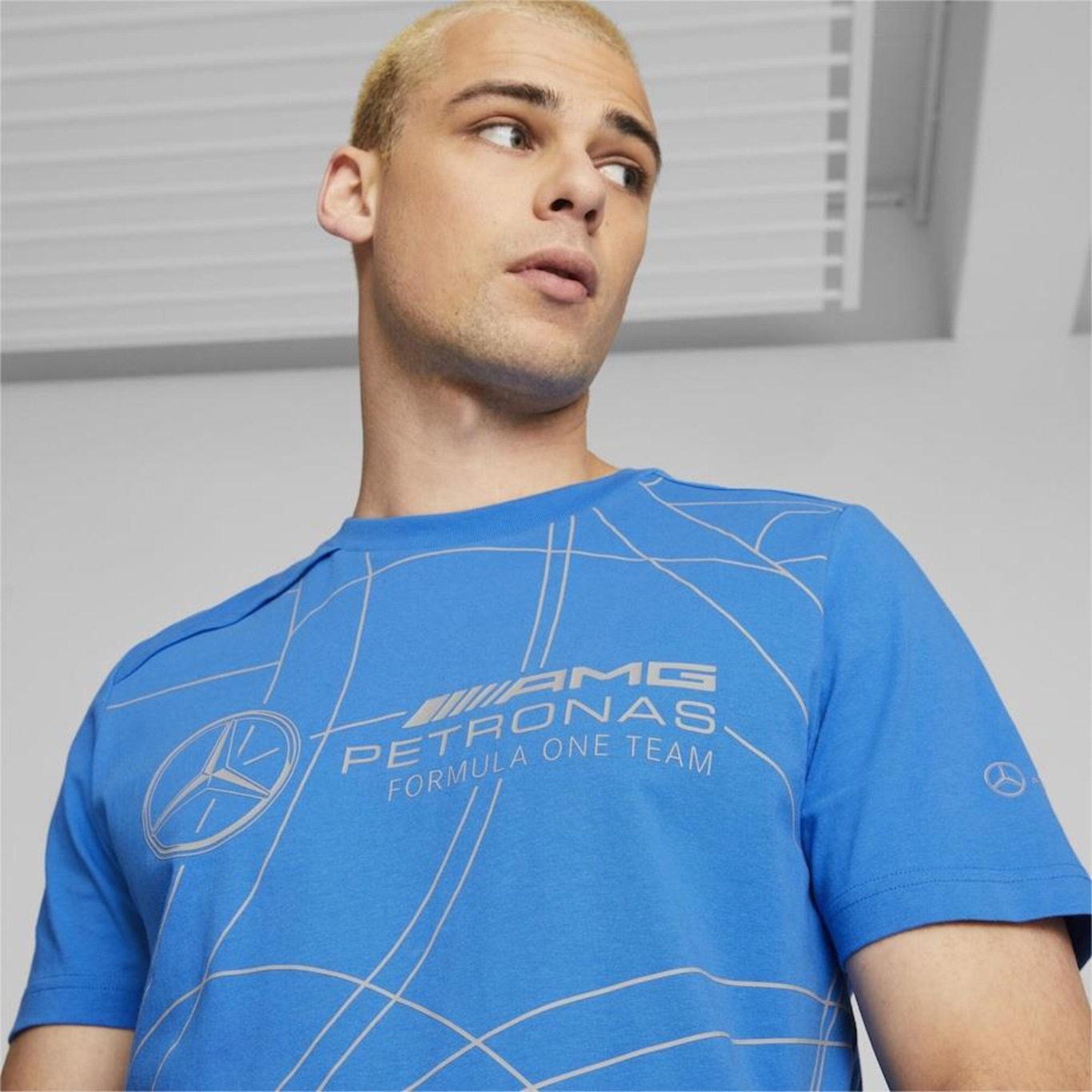 Camiseta Puma Mercedes-Amg Petronas Statement Motorsport - Masculina - Foto 5