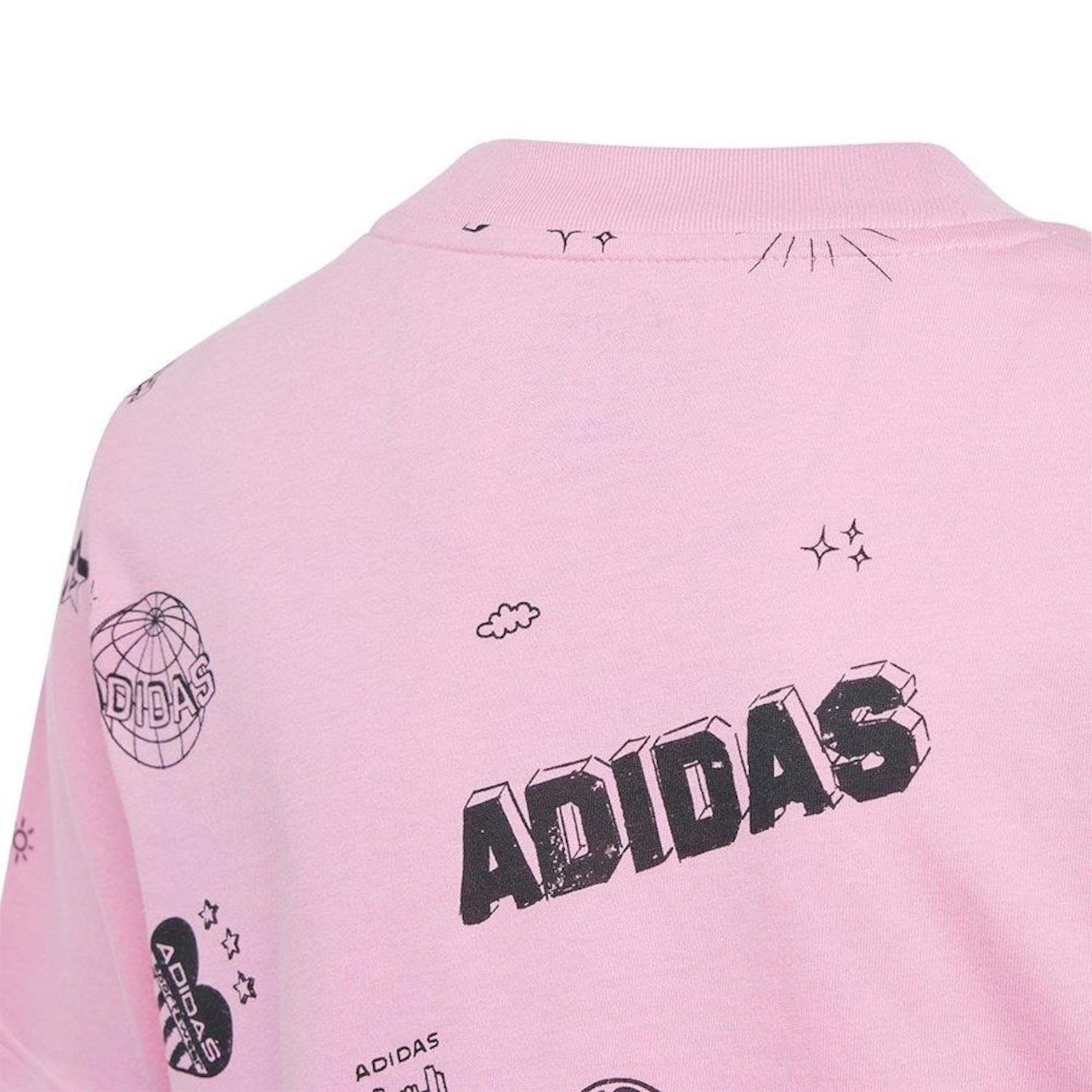 Cropped Adidas Brand Love Infantil Feminino