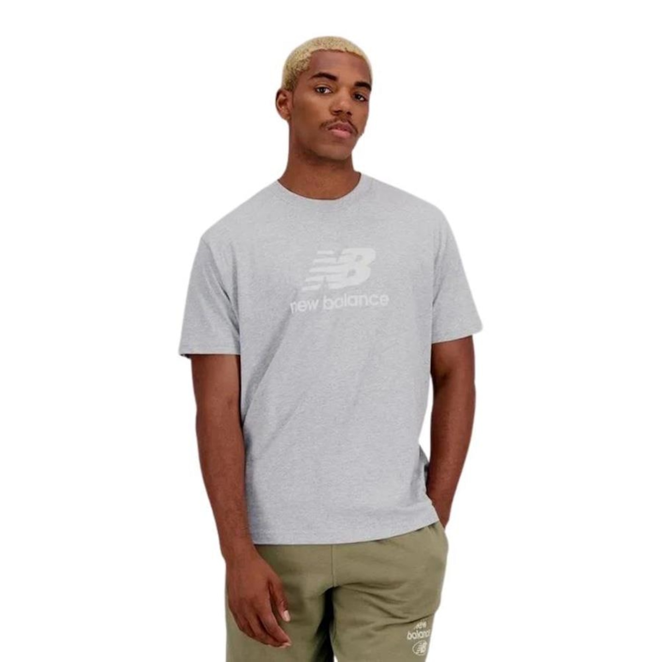 Camiseta New Balance Essentials Basic - Masculina - Foto 1