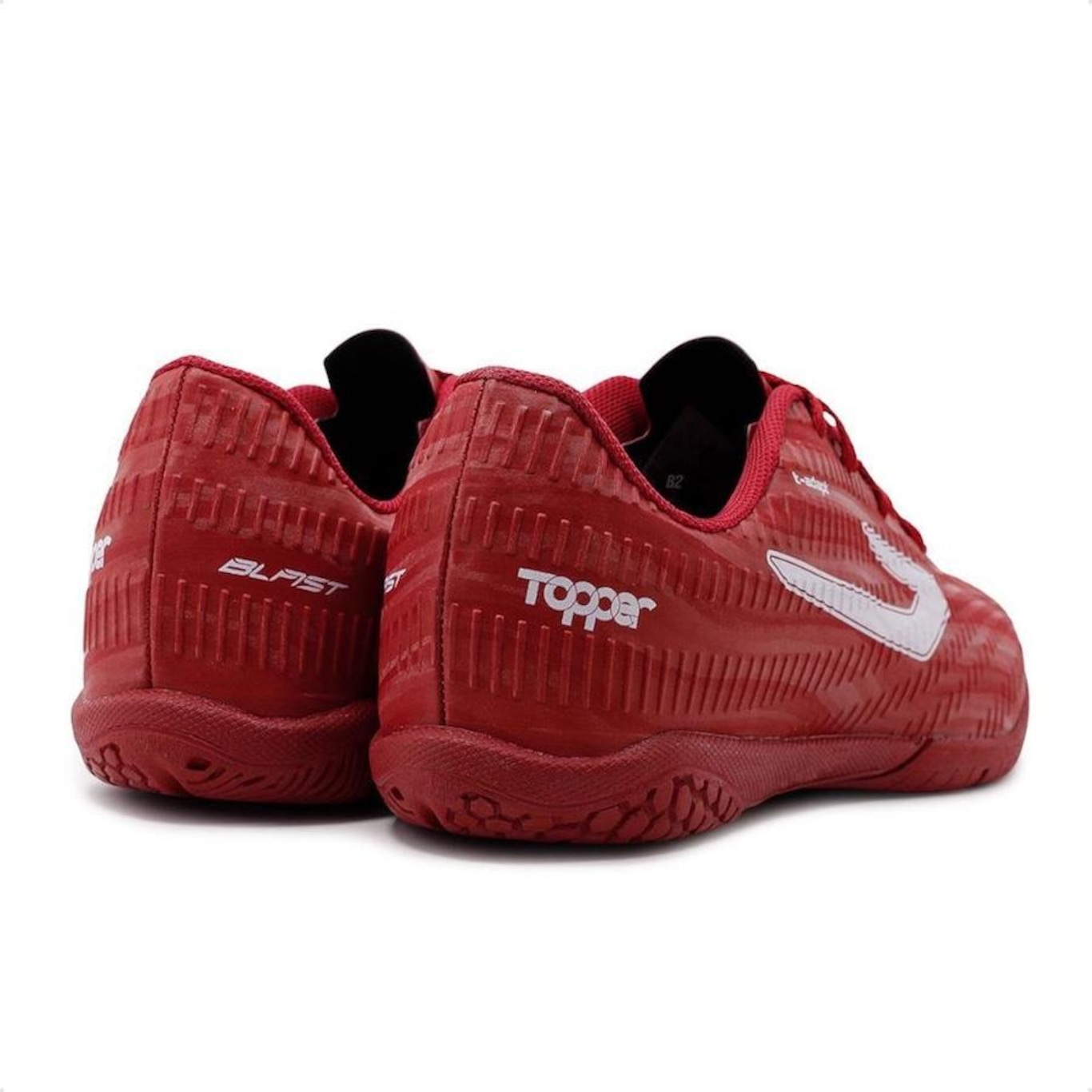 Chuteira Futsal Topper Blast + 3 Pares de Meias - Adulto - Foto 4