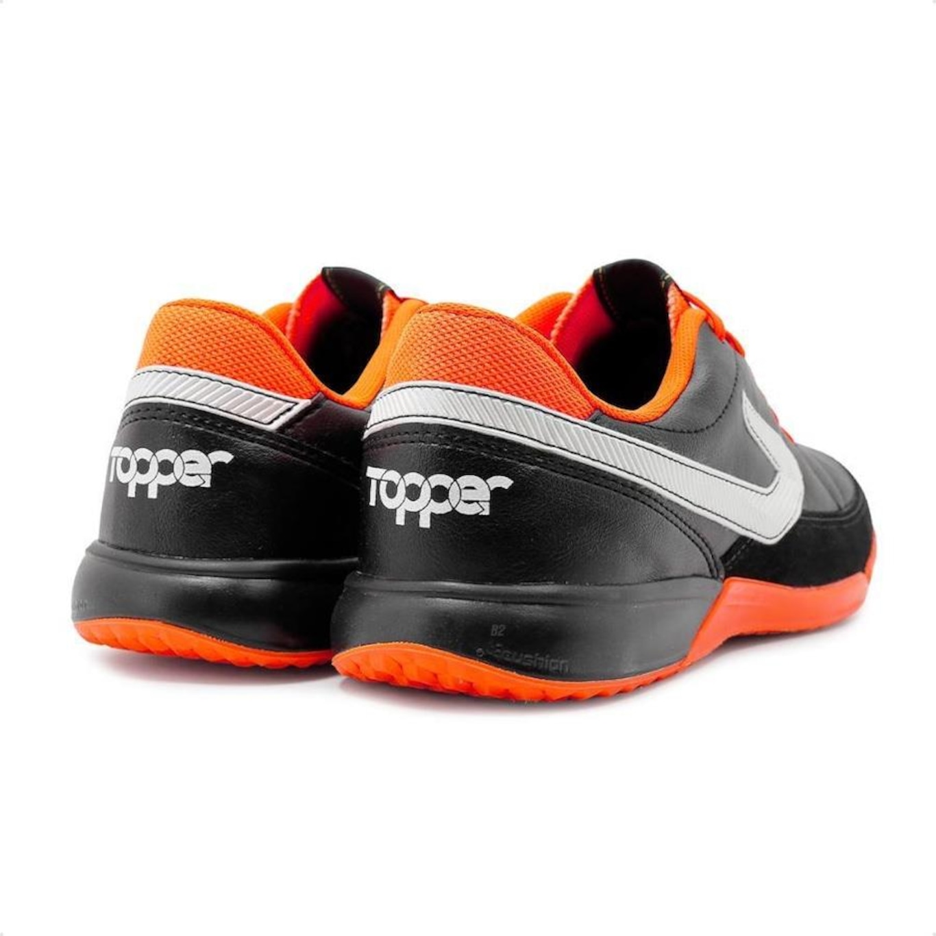 Chuteira Futsal Topper Titanium + 3 Pares de Meias - Adulto - Foto 3