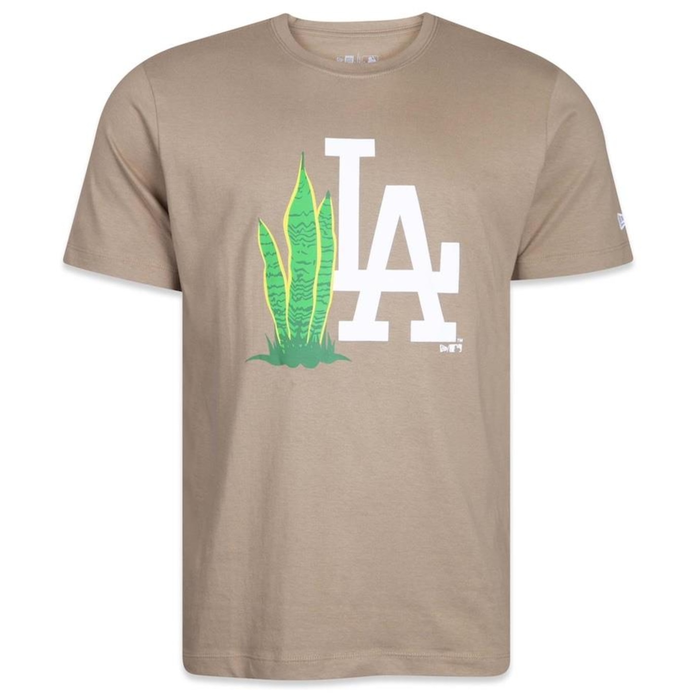 Camiseta New Era Mlb Los Angeles Dodgers Rooted Nature - Masculina - Foto 1