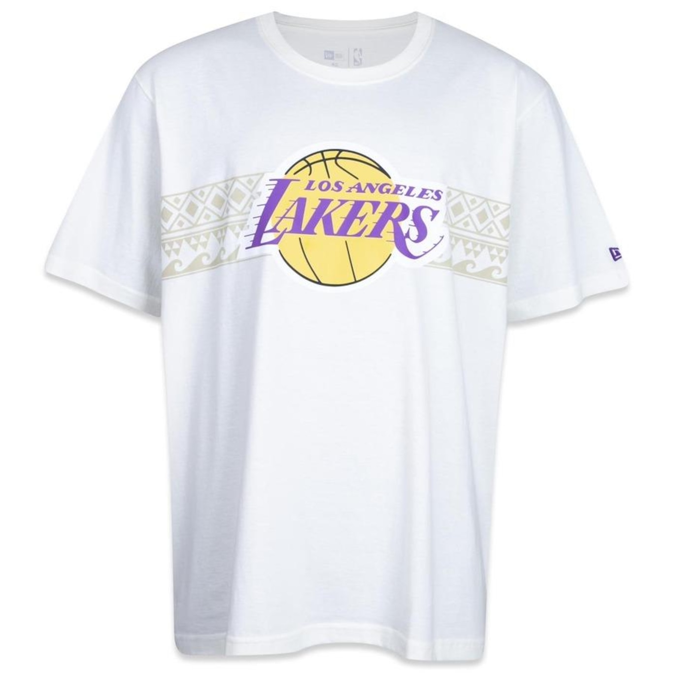 Camiseta New Era Plus Size Nba Los Angeles Lakers - Masculina - Foto 1