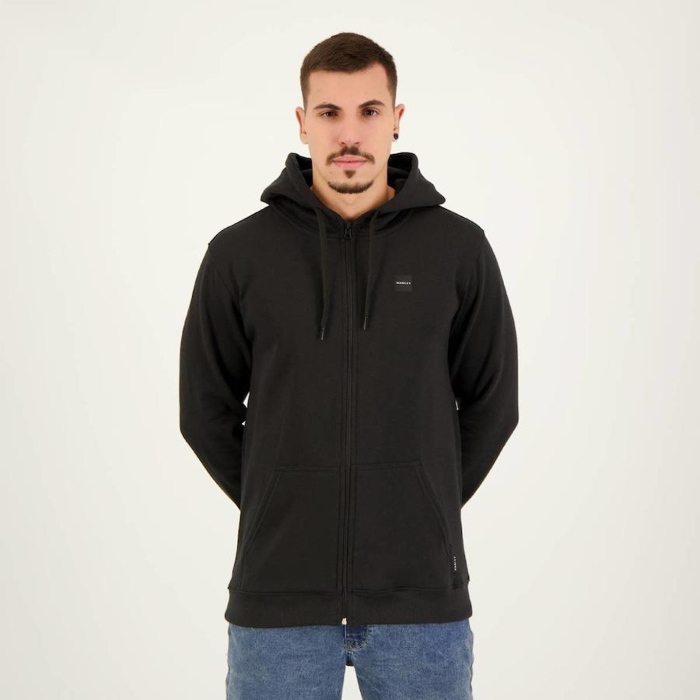 Jaqueta de Moletom com Capuz Oakley Hoodie Patch 2.0 - Masculina - Foto 1