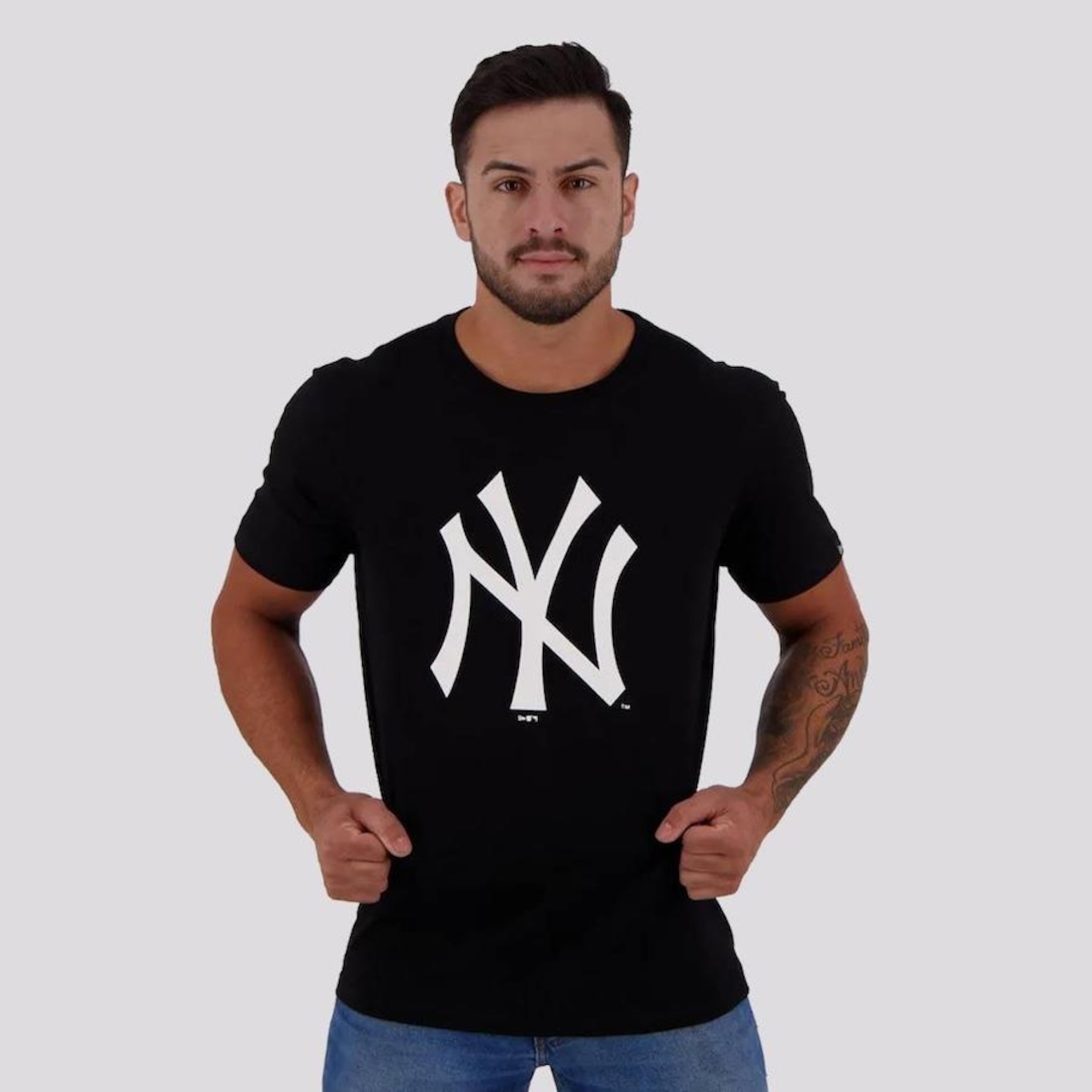 Camiseta New Era Mlb New York Yankees Essentials Duo - Masculina - Foto 5