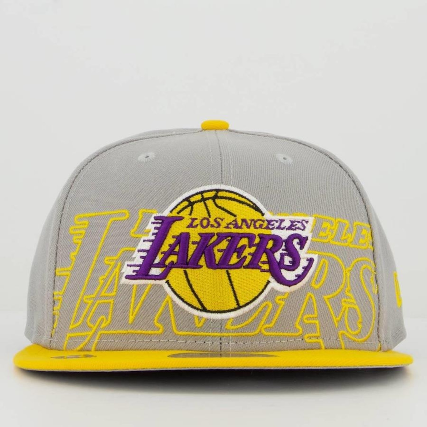 Boné Aba Reta New Era NBA Los Angeles Lakers Draft 5950 - Fechado - Adulto - Foto 2