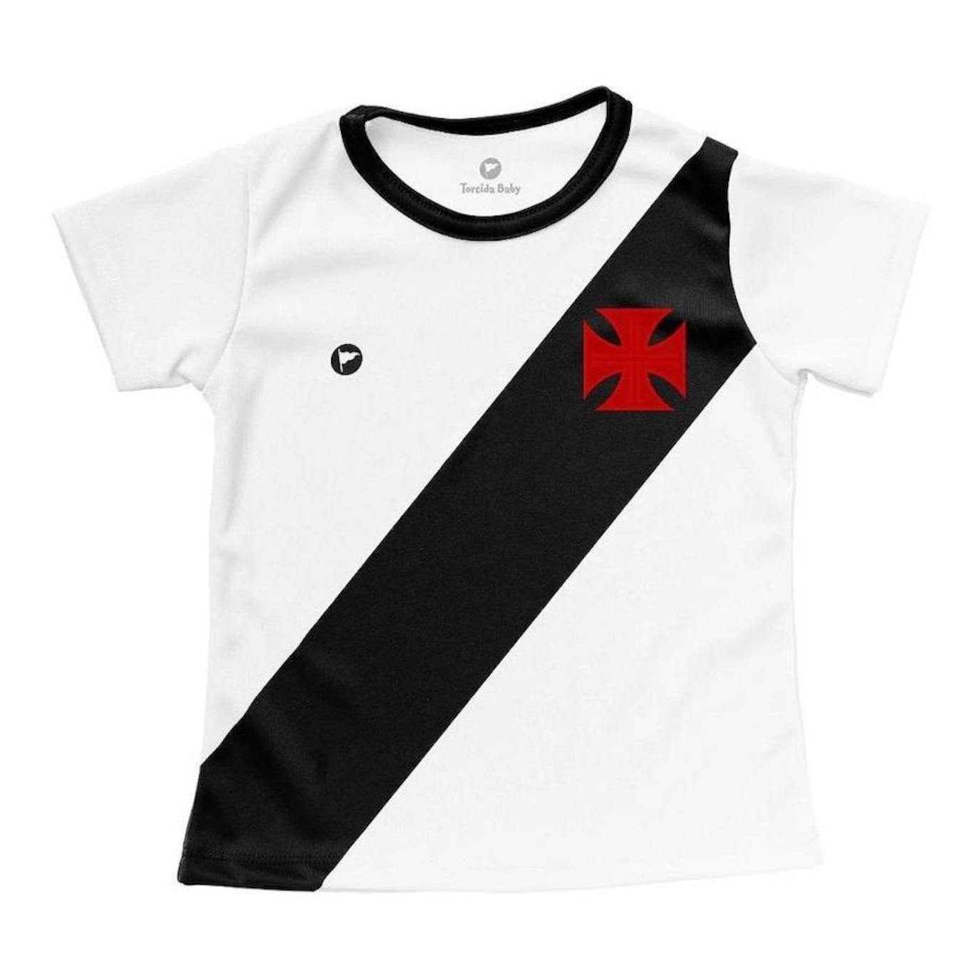 Camiseta do Vasco Torcida Baby Baby Look - Infantil - Foto 1