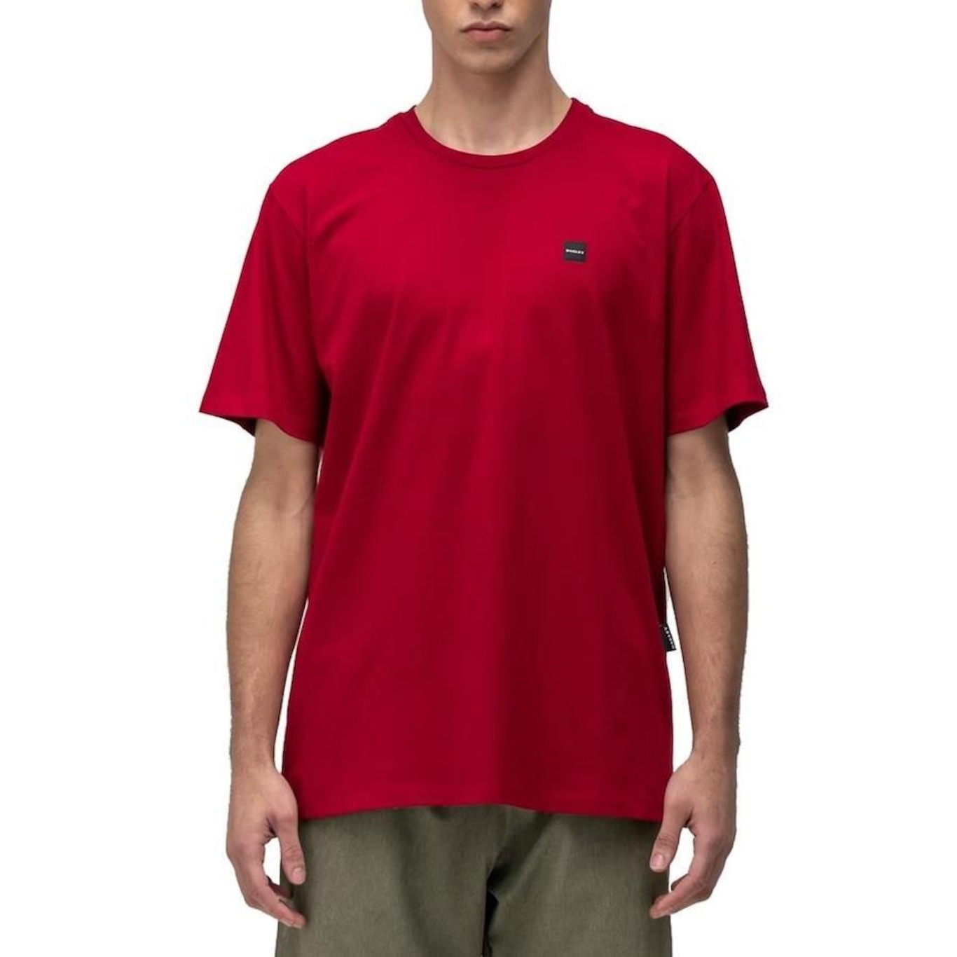 Camiseta Oakley Patch 2.0 New Crimson - Masculina - Foto 1