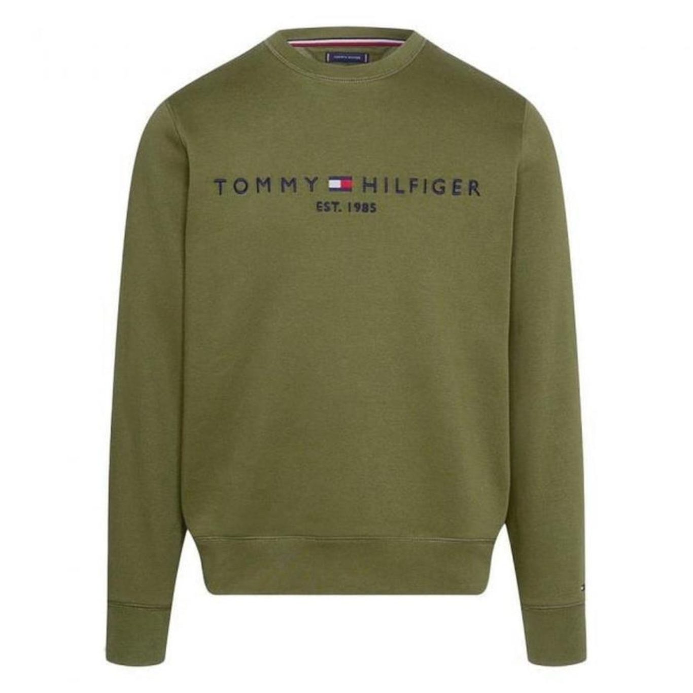 Blusão de Moletom Tommy Hilfiger Logo Sweatshirt - Masculino - Foto 1