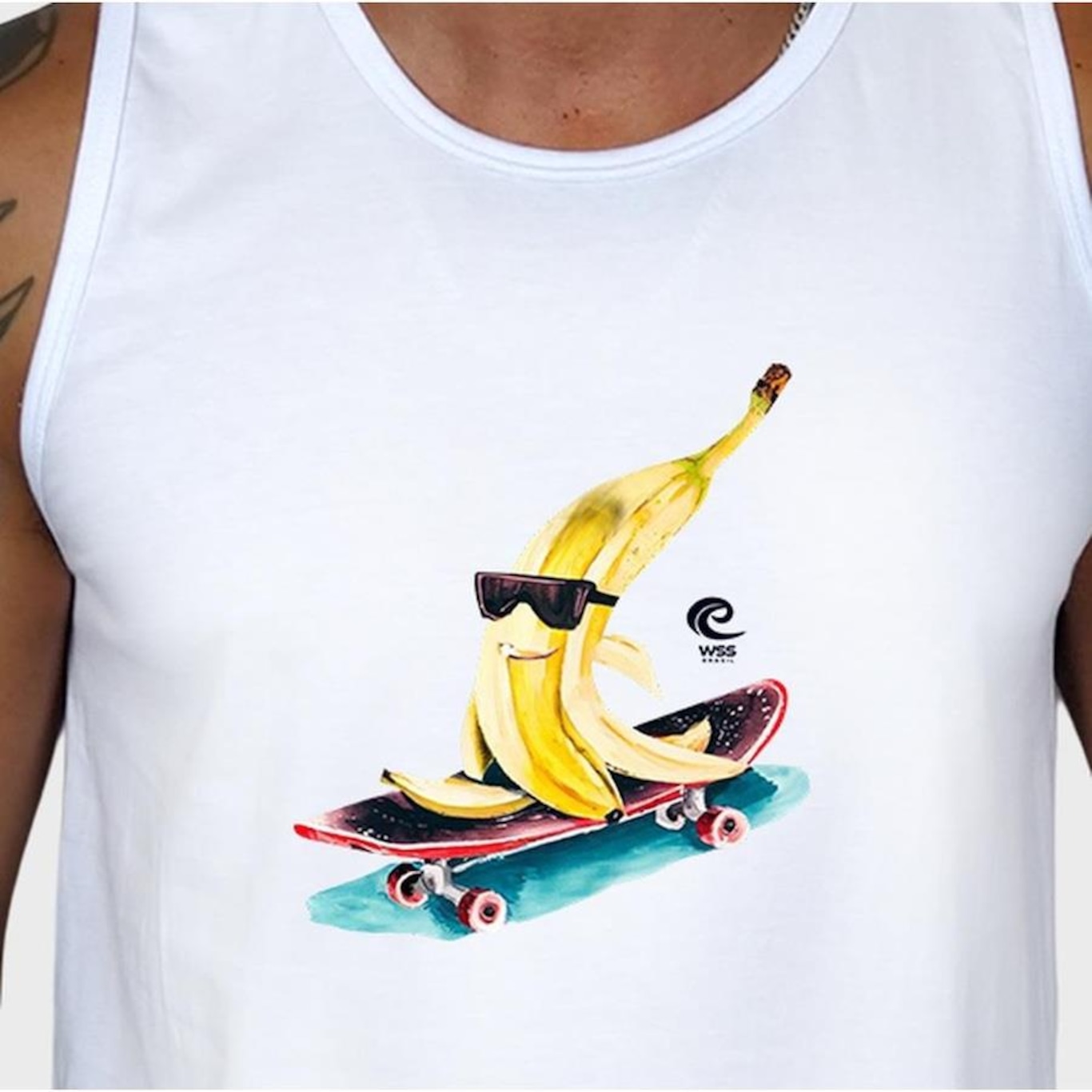 Camiseta Regata Prime Wss Radical Banana - Masculina - Foto 3