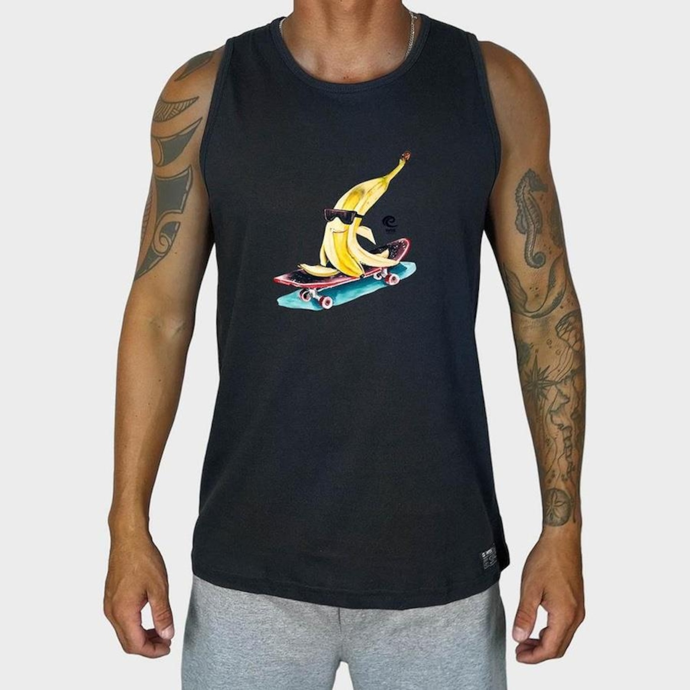 Camiseta Regata Prime Wss Radical Banana - Masculina - Foto 1