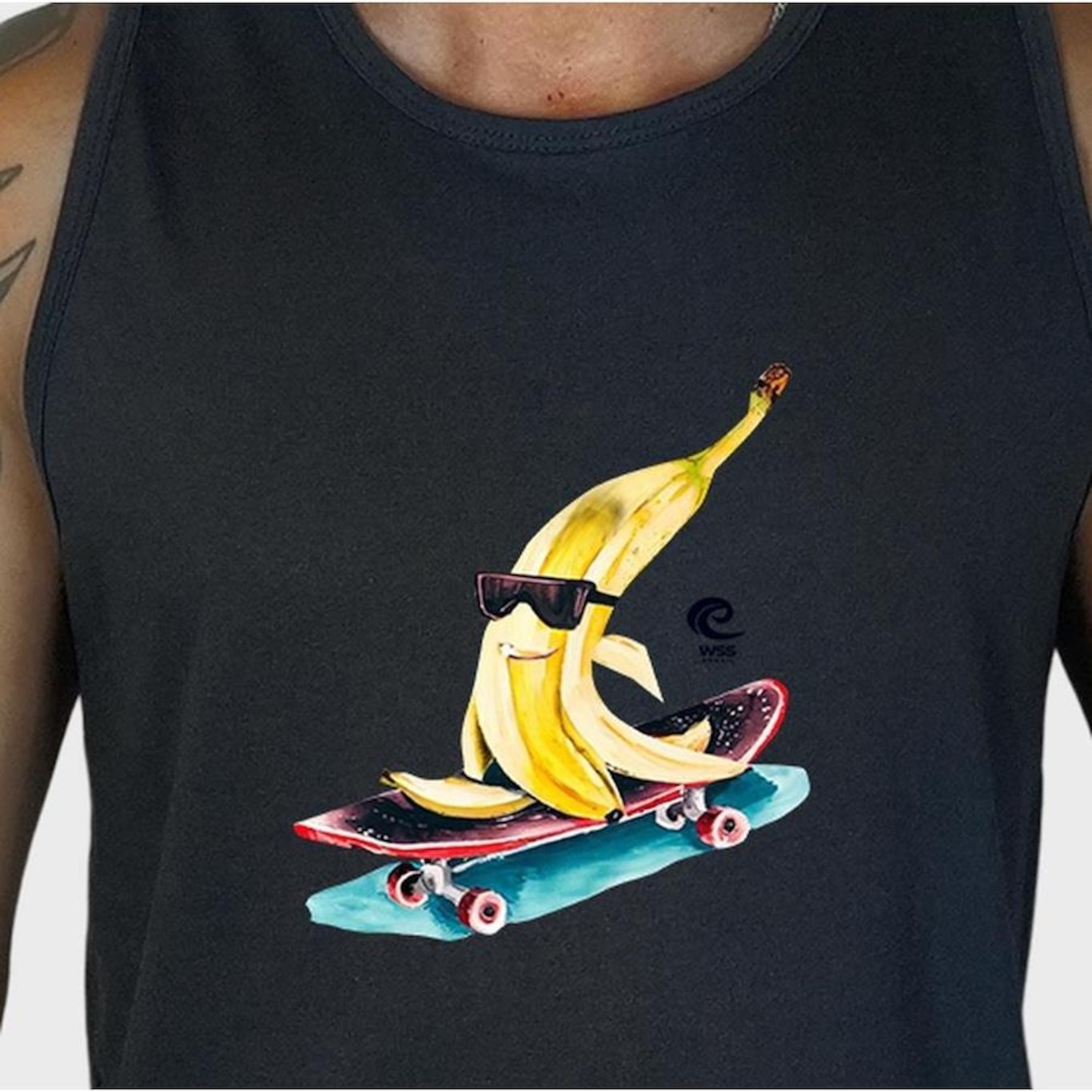 Camiseta Regata Prime Wss Radical Banana - Masculina - Foto 3