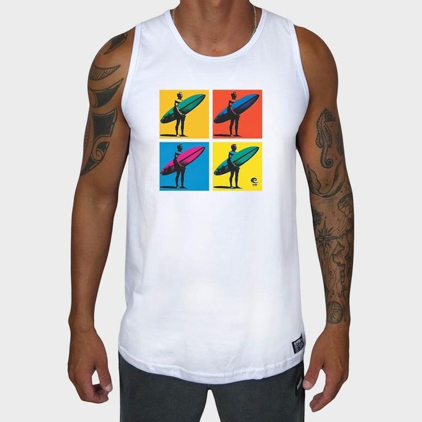 Camiseta Regata Prime Wss Pop Surf - Masculina - Foto 1