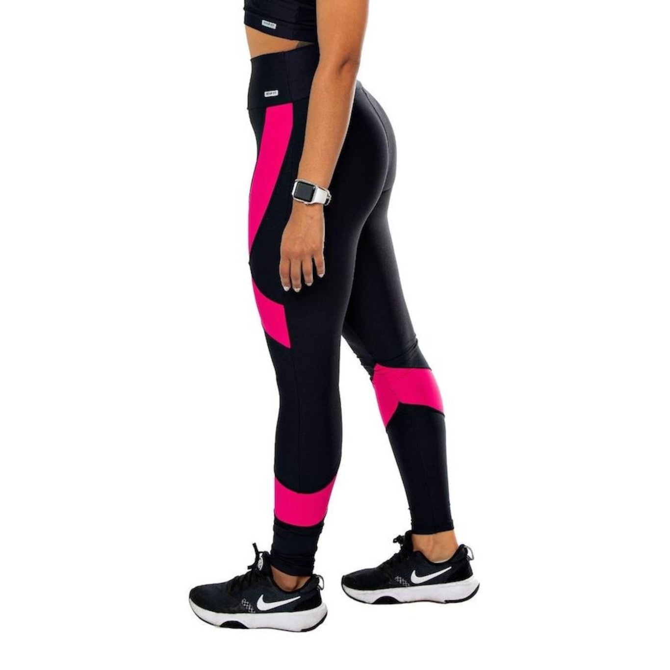 Calça Legging Hoopfit Cós Alto com Recortes - Feminina - Foto 2