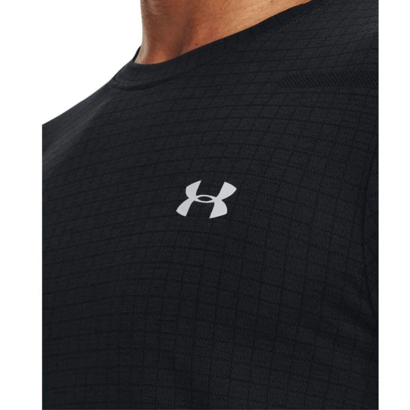 Camiseta Under Armour Seamless Grid - Masculina - Foto 3