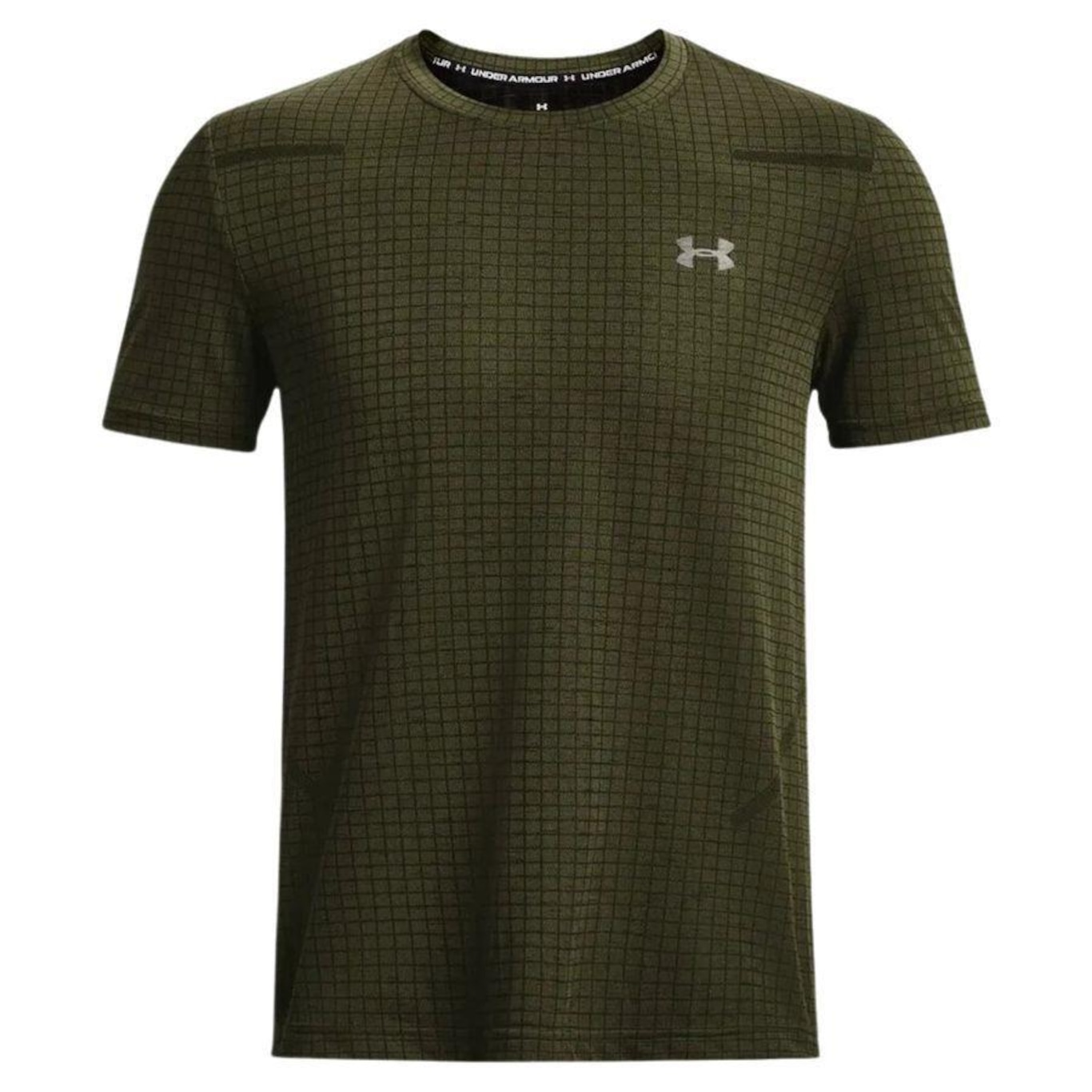 Camiseta Under Armour Seamless Grid - Masculina - Foto 3