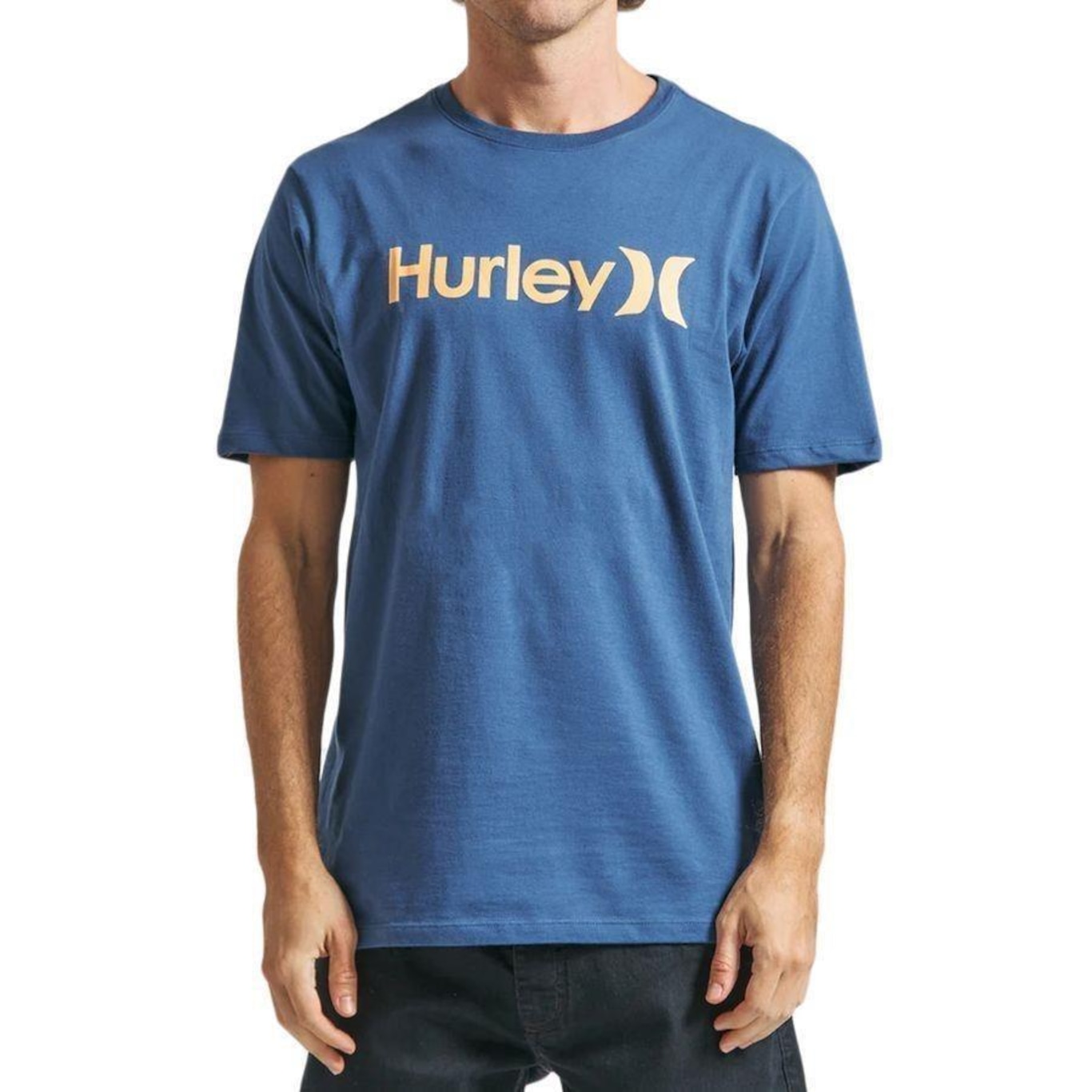 Camiseta Hurley Silk O&O Solid - Masculina - Foto 1