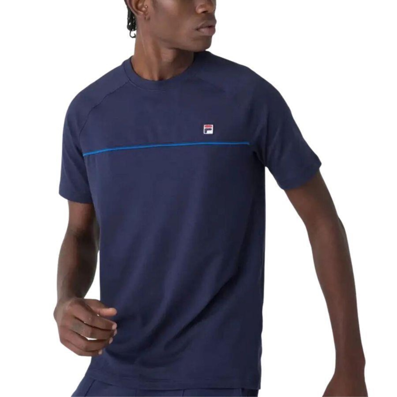 Camiseta Fila Slim Fit II - Masculina - - Fila - Foto 1