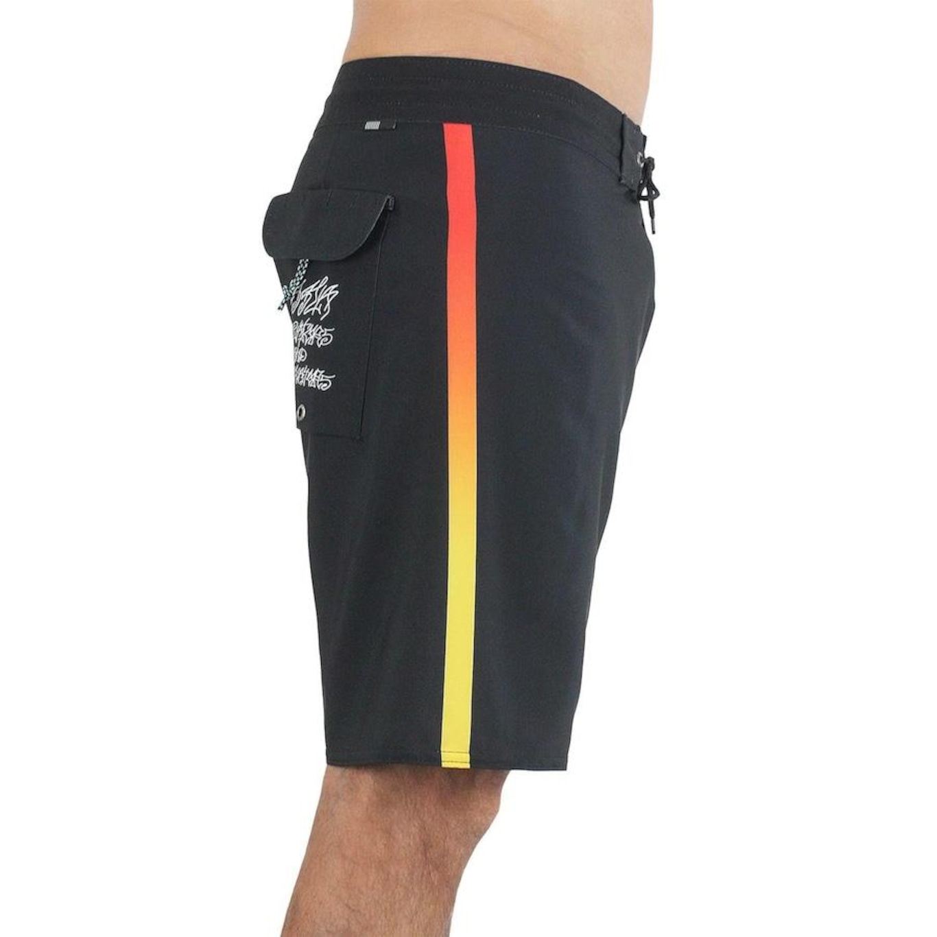 Bermuda Vissla Woodside Stealth - Masculina - Foto 3