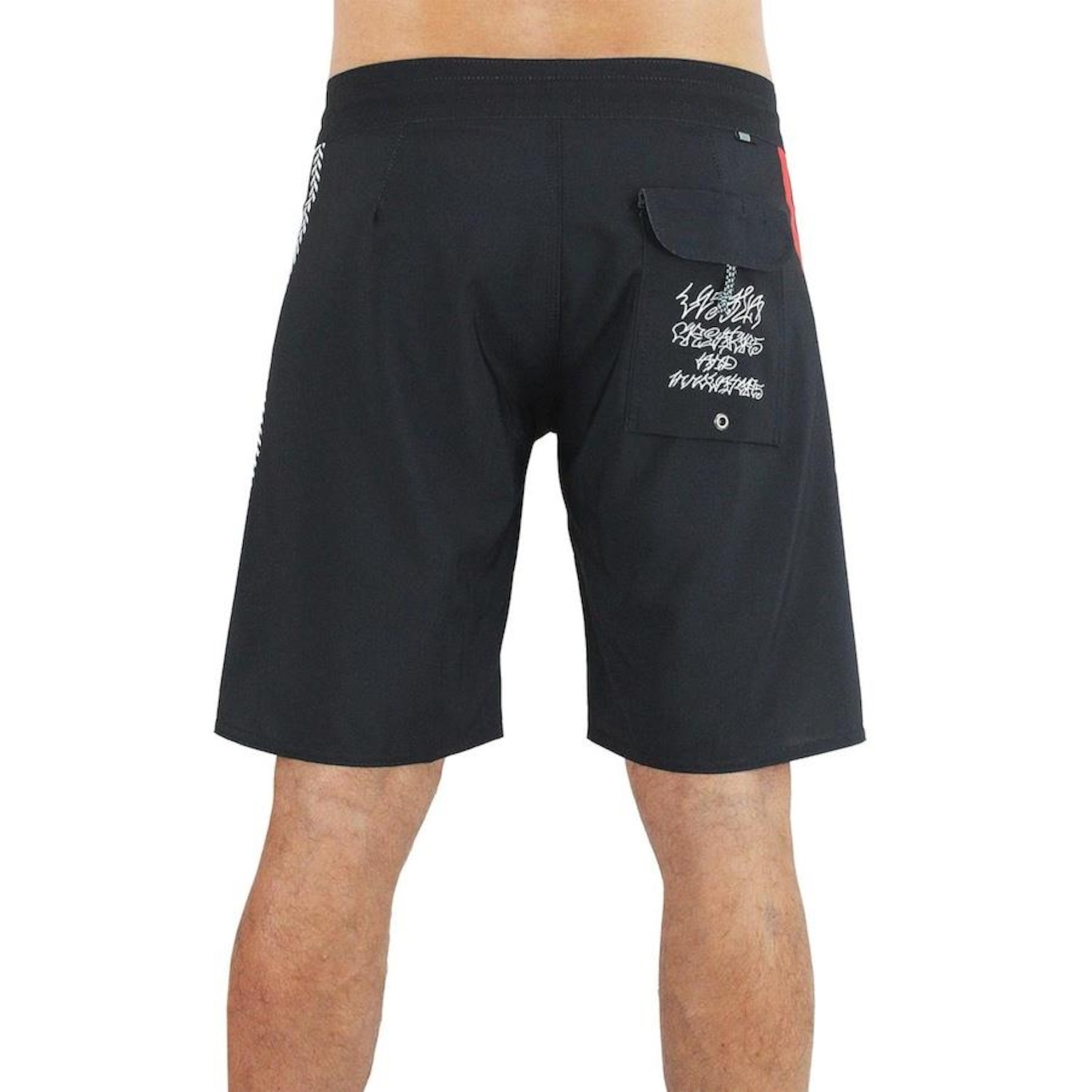 Bermuda Vissla Woodside Stealth - Masculina - Foto 4