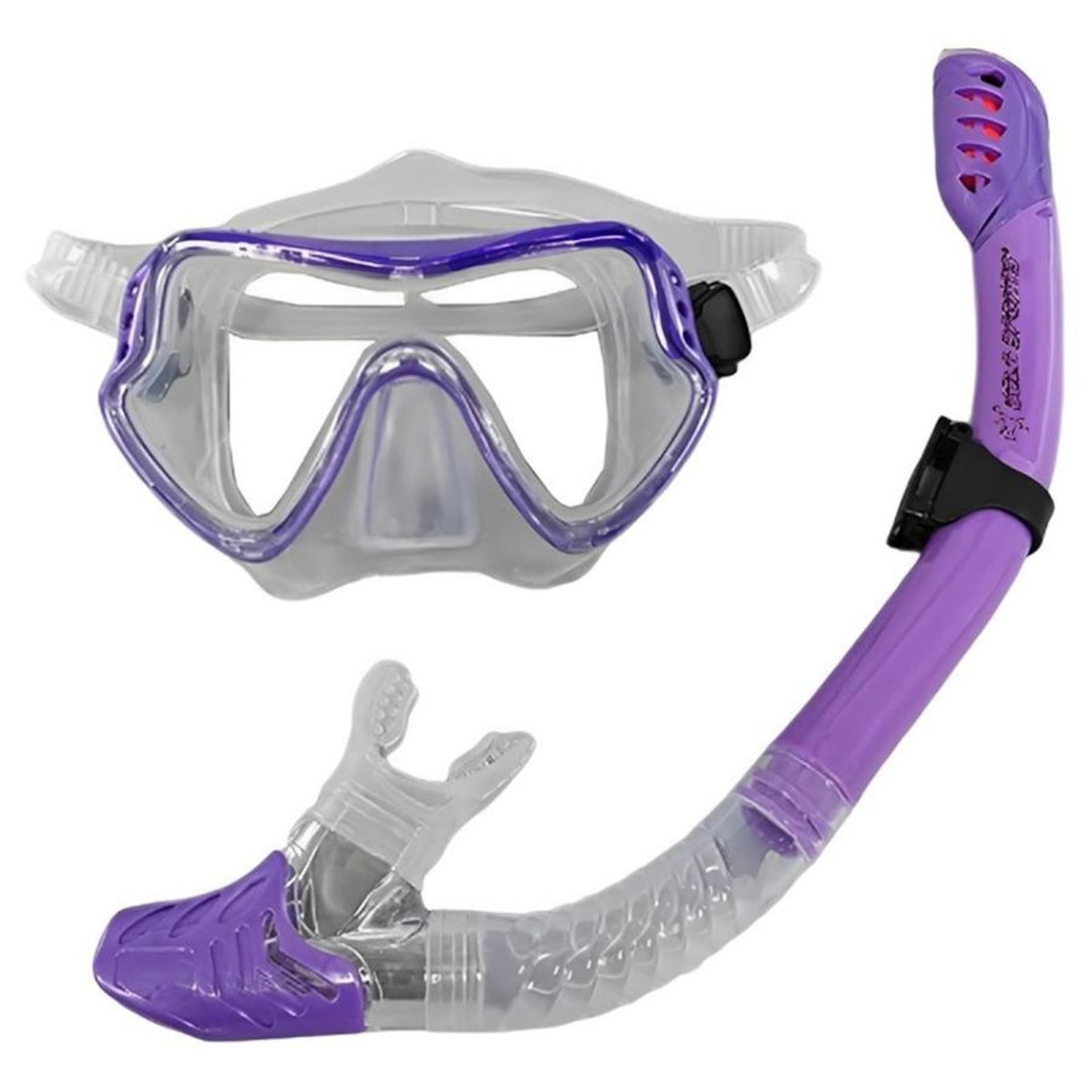 Kit de Mergulho Gold Sports Diver Pro Silicone Ultra - Foto 1