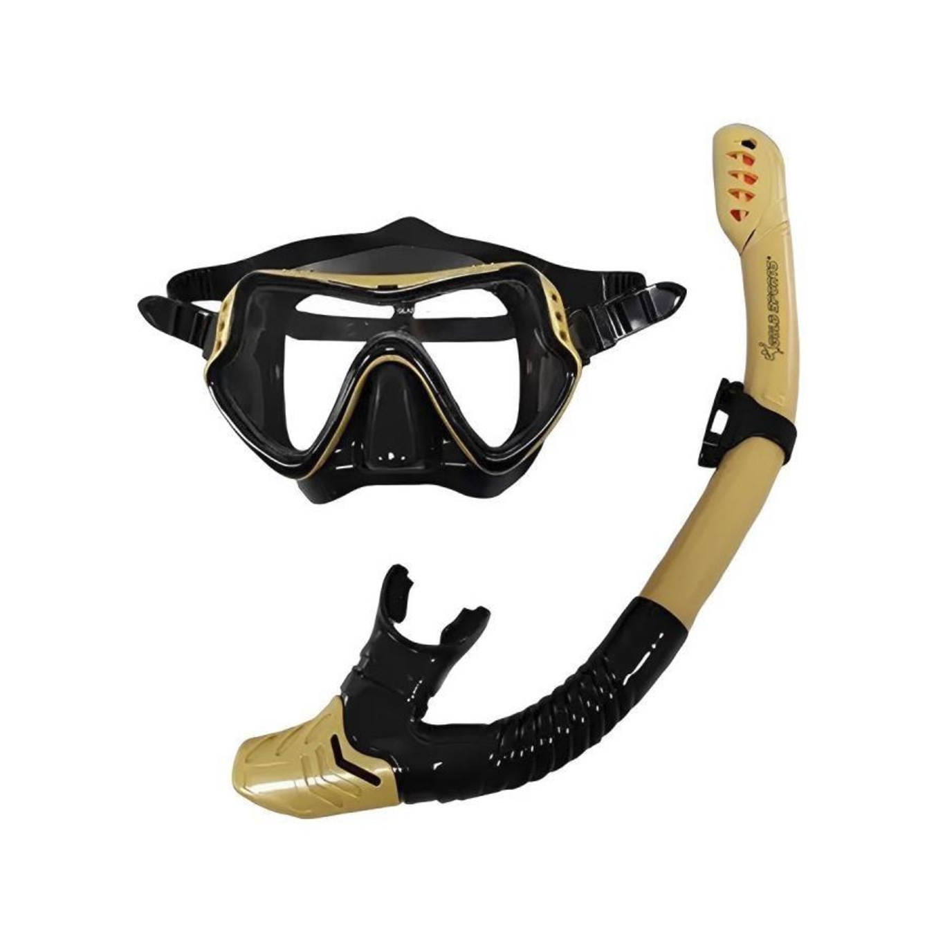 Kit de Mergulho Gold Sports Diver Pro Silicone Ultra - Foto 1