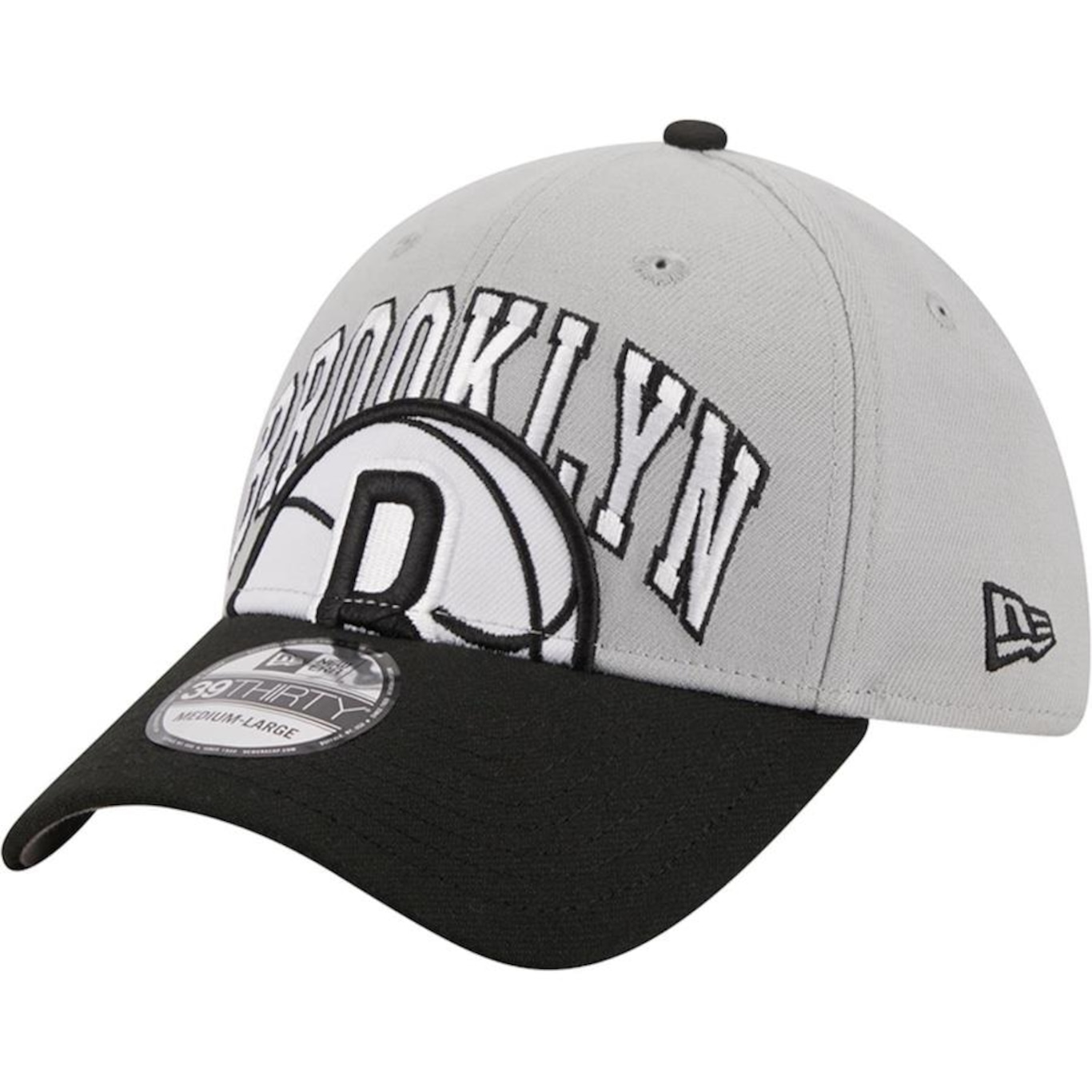 Boné New Era 39Thirty Stretch Fit Brooklyn Nets Nba Tip-Off 2023 - Fechado - Adulto - Foto 1