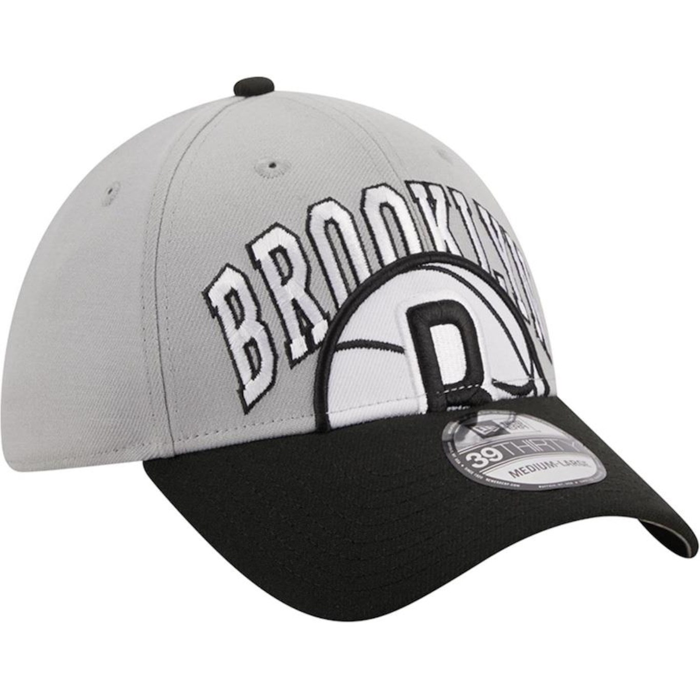 Boné New Era 39Thirty Stretch Fit Brooklyn Nets Nba Tip-Off 2023 - Fechado - Adulto - Foto 2