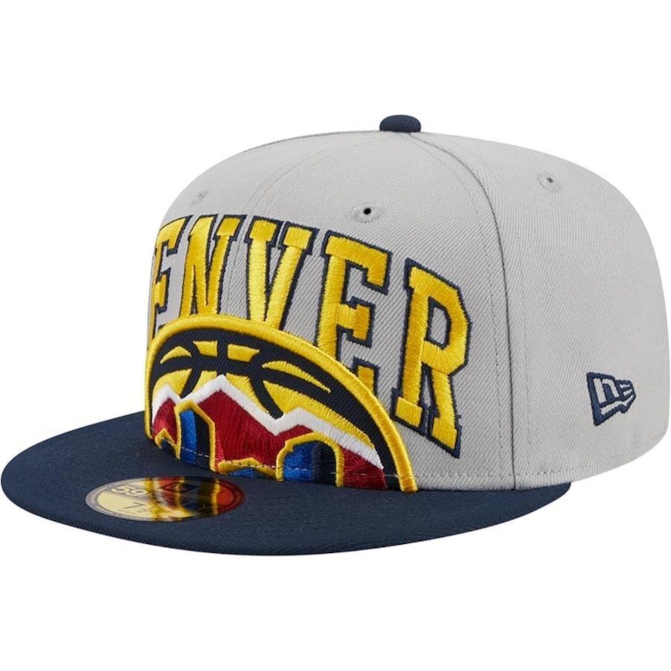 Boné Aba Reta New Era 59Fifty Fitted Denver Nuggets Nba Tip-Off 2023 - Fechado - Adulto - Foto 1