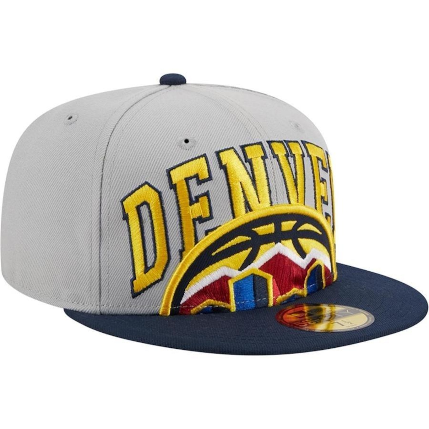 Boné Aba Reta New Era 59Fifty Fitted Denver Nuggets Nba Tip-Off 2023 - Fechado - Adulto - Foto 2