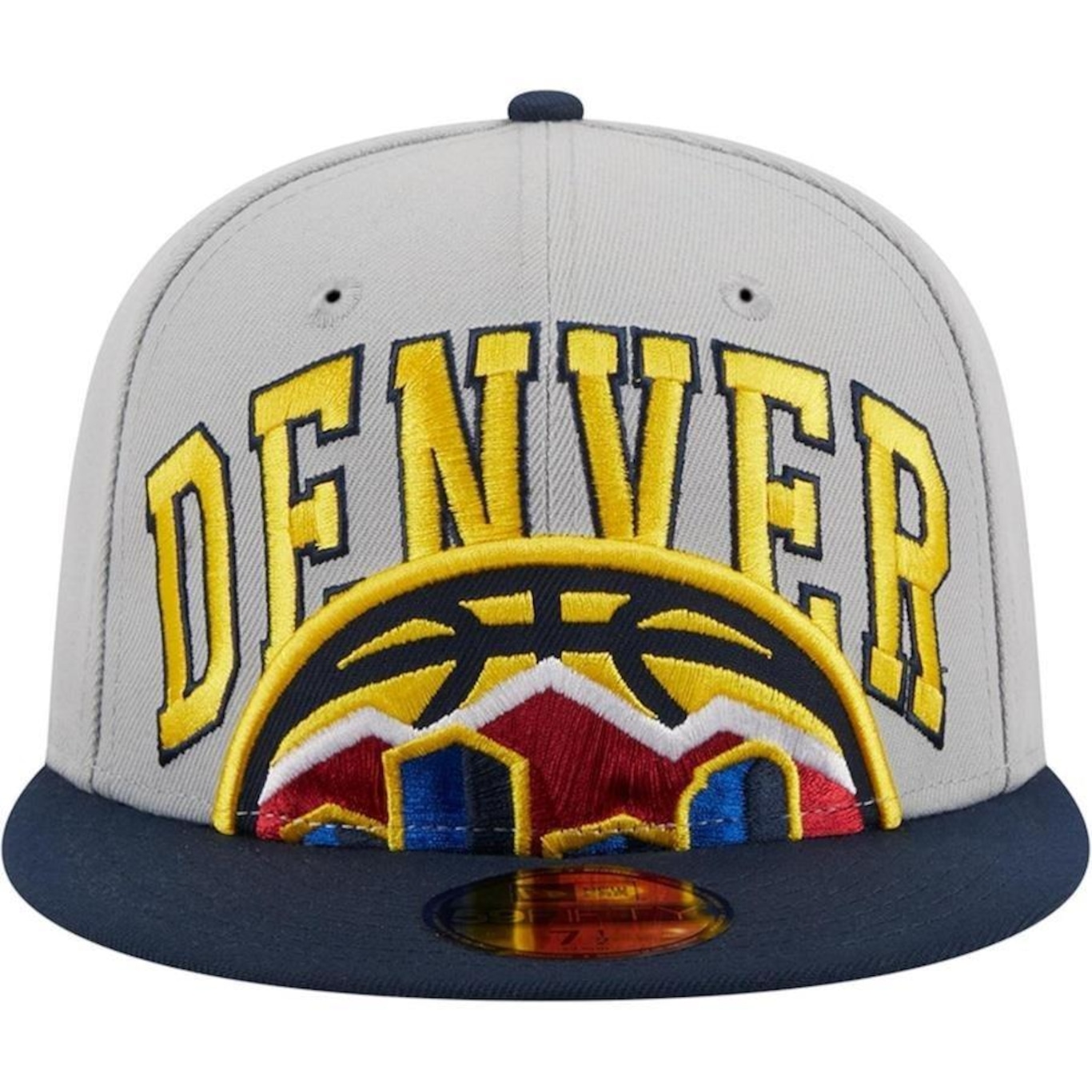 Boné Aba Reta New Era 59Fifty Fitted Denver Nuggets Nba Tip-Off 2023 - Fechado - Adulto - Foto 3