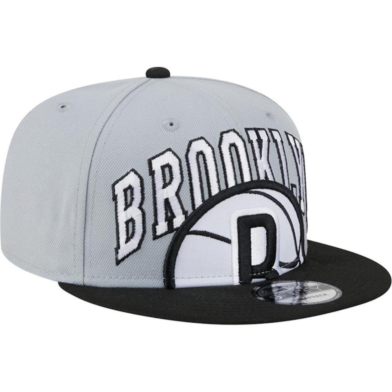 Boné Aba Reta New Era 9Fifty Brooklyn Nets Nba Tip-Off 2023 - Snapback - Adulto - Foto 2