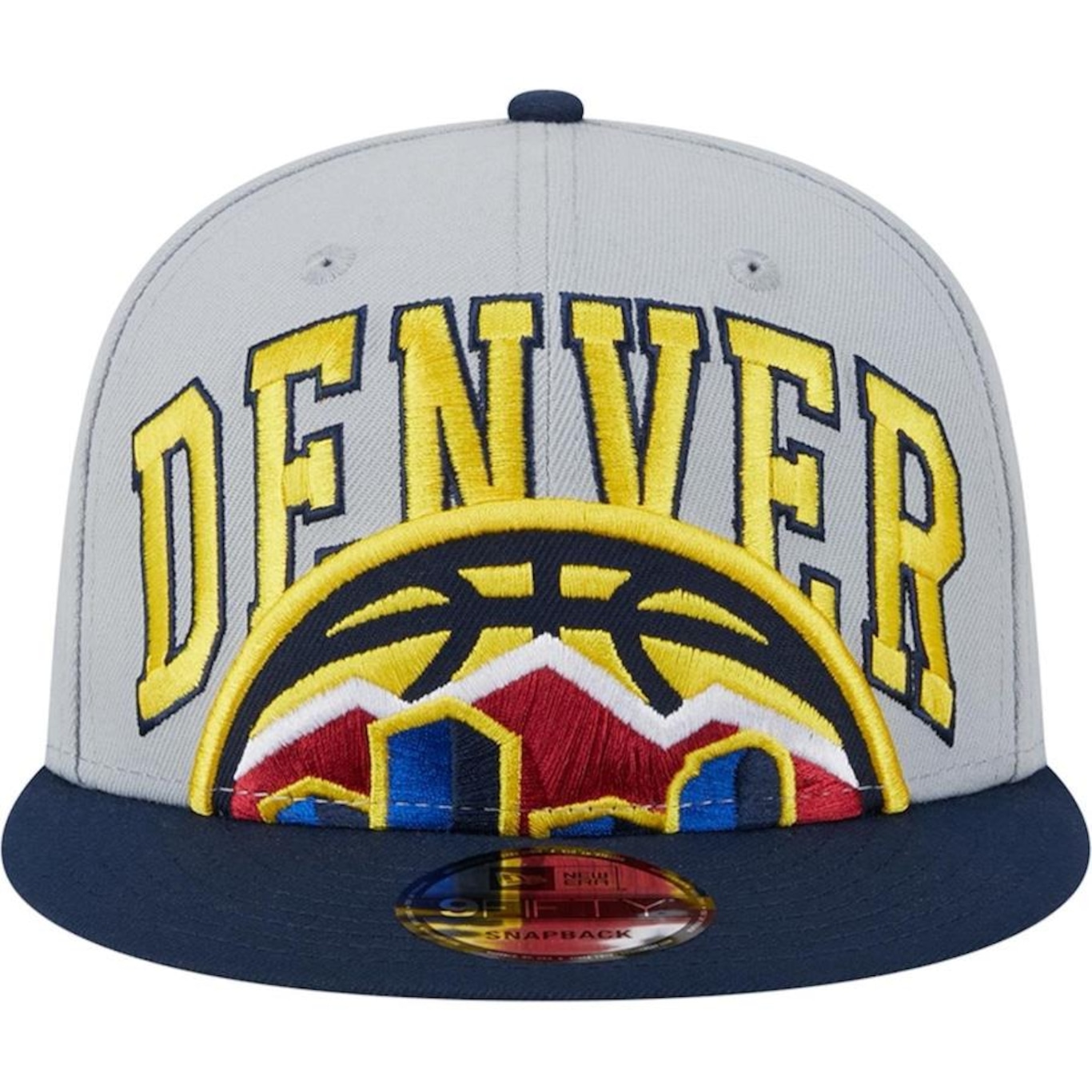 Boné Aba Reta New Era 9Fifty Denver Nuggets Nba Tip-Off 2023 - Snapback - Adulto - Foto 3