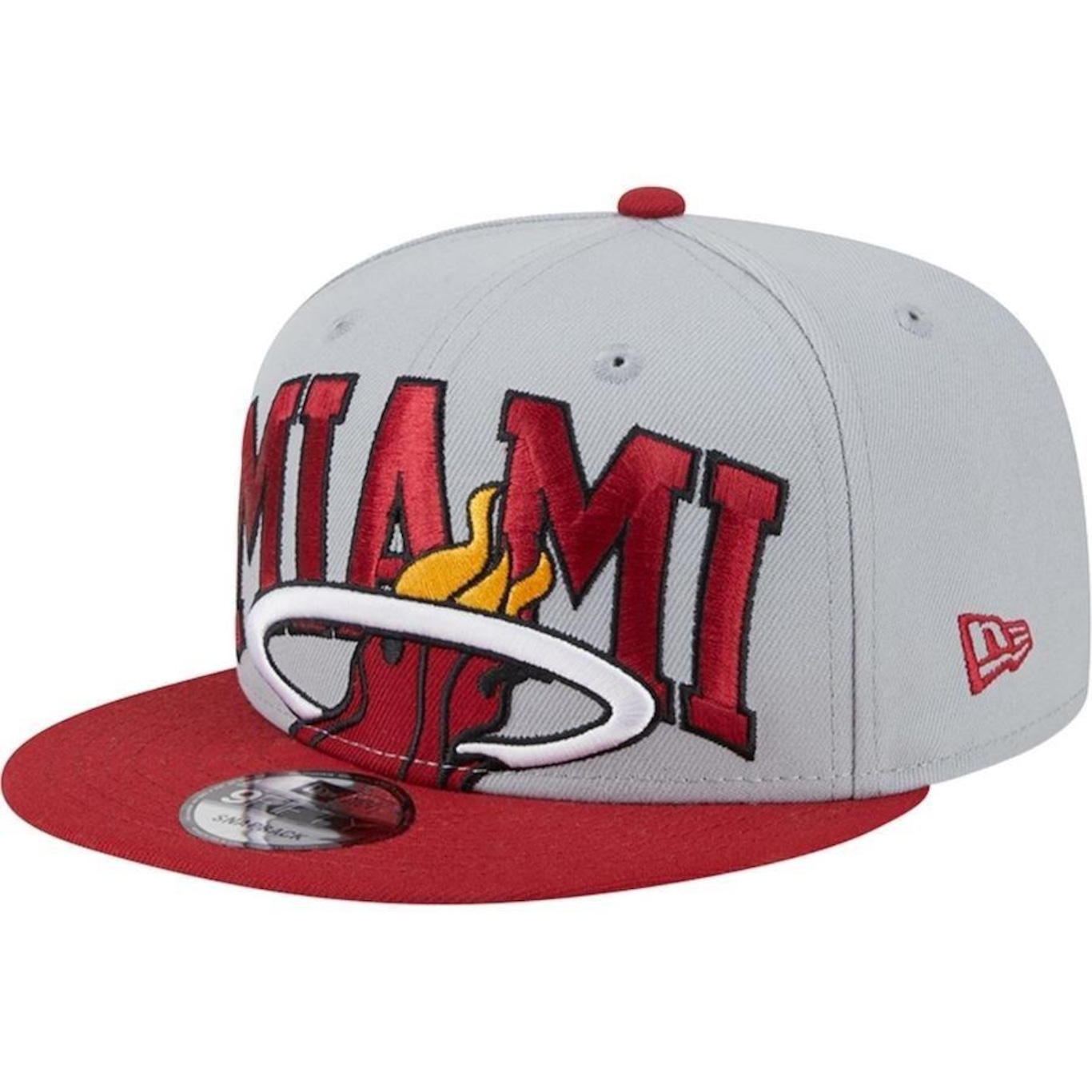 Boné Aba Reta New Era 9Fifty Miami Heat Nba Tip-Off 2023 - Snapback - Adulto - Foto 1