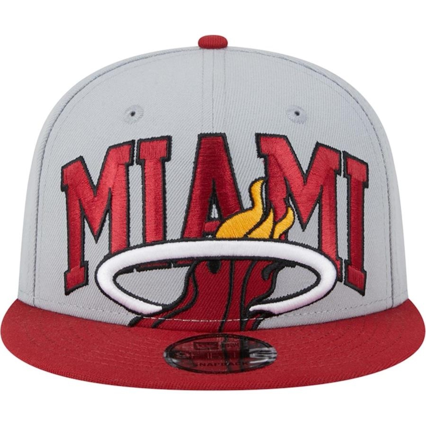 Boné Aba Reta New Era 9Fifty Miami Heat Nba Tip-Off 2023 - Snapback - Adulto - Foto 3