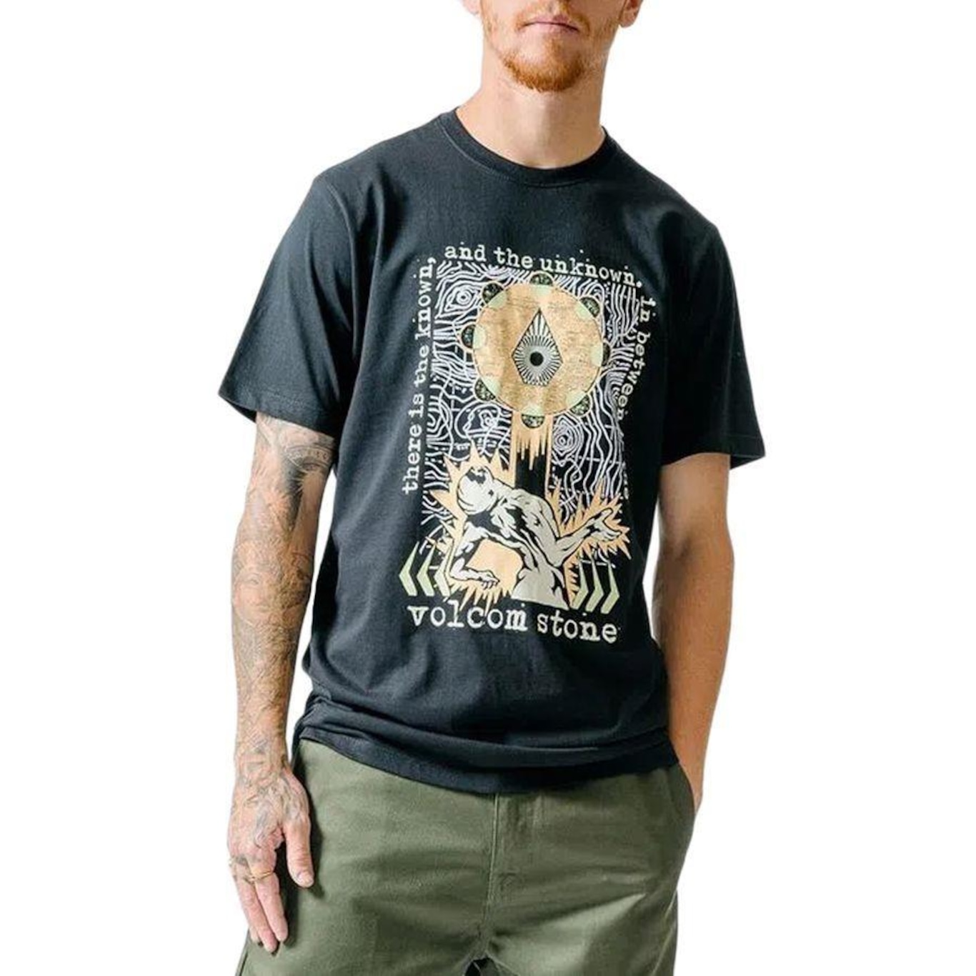 Camiseta Volcom Apparition - Masculina - Foto 1