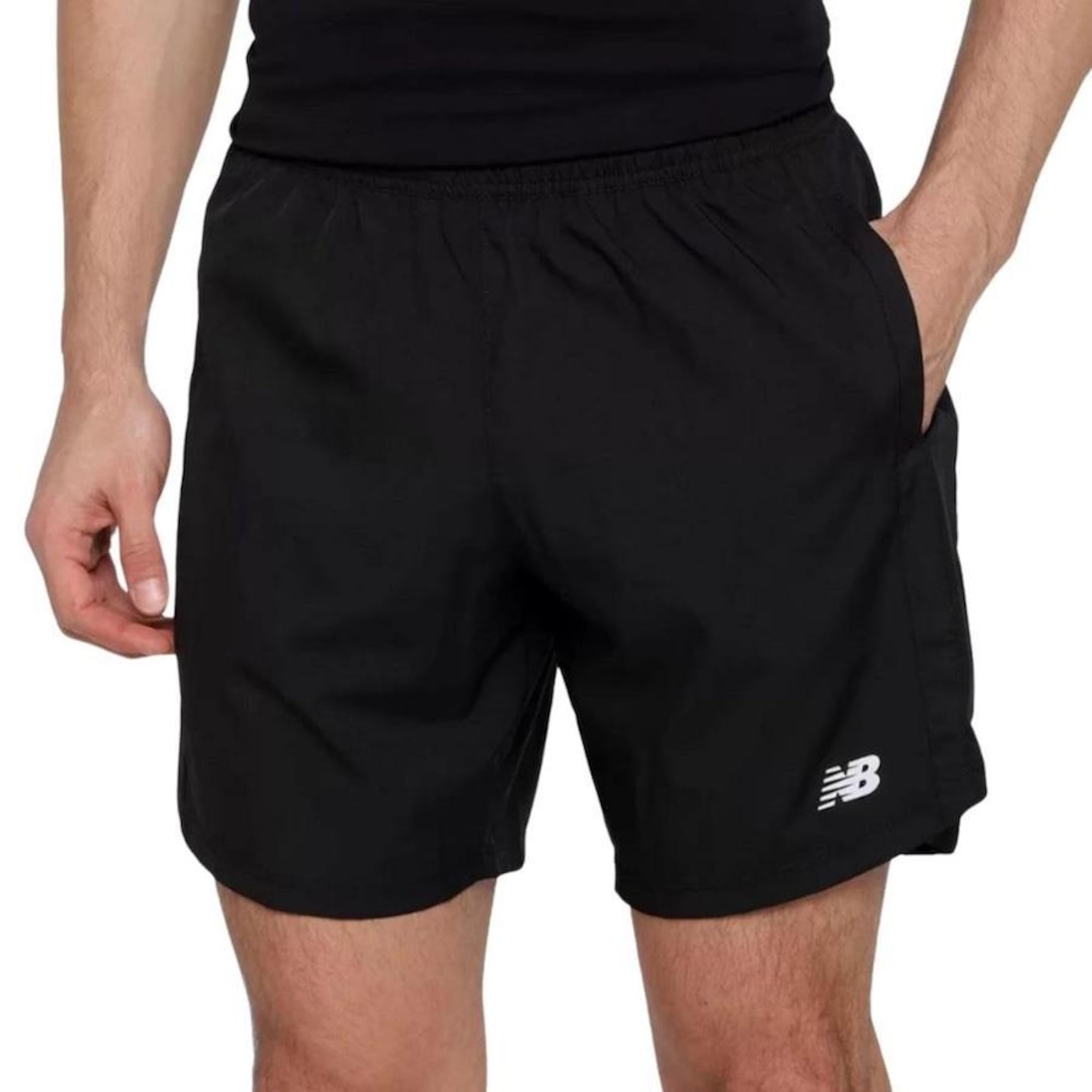 Shorts New Balance Accelerate 5 Masculino - Grafite - Joinville