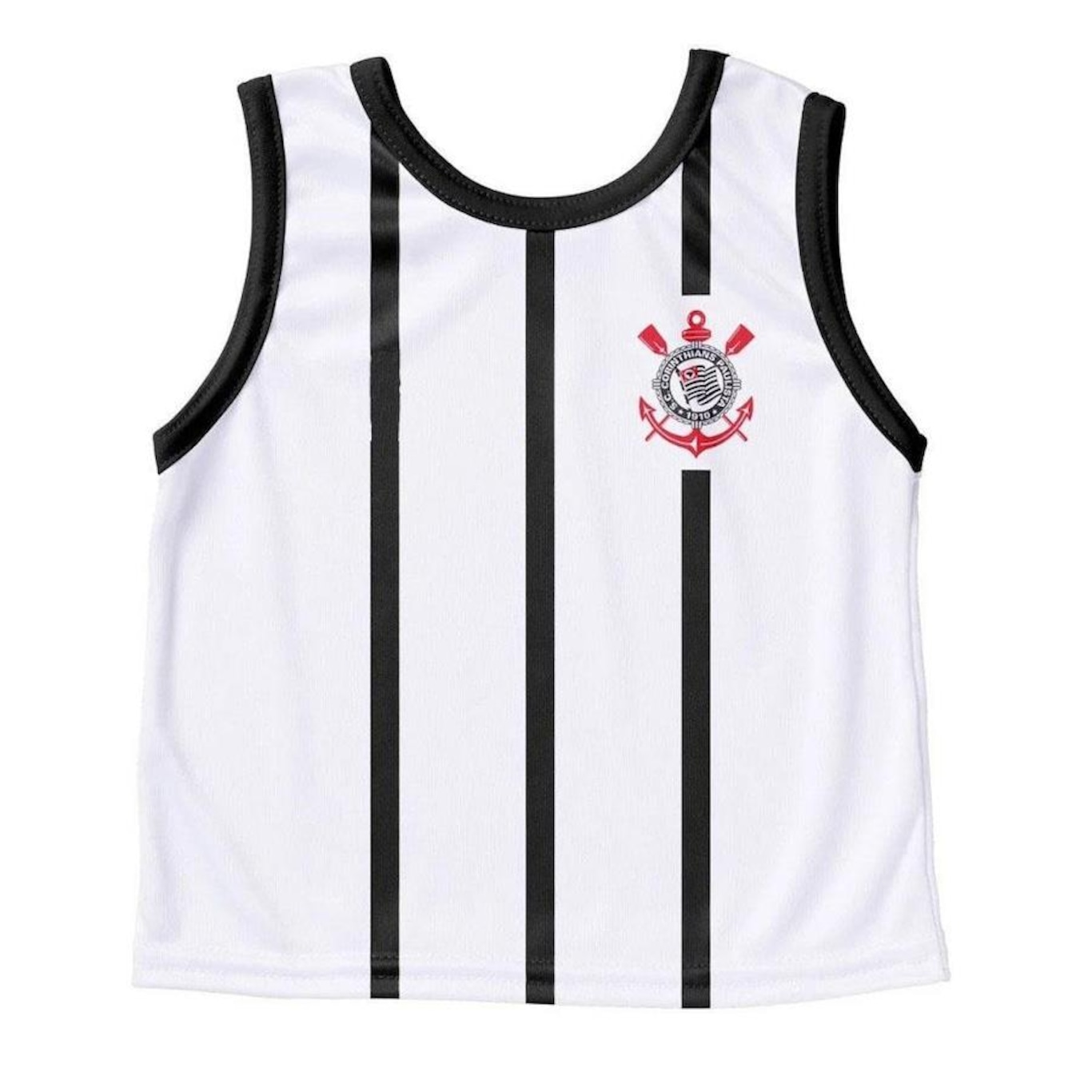 Camiseta Regata do Corinthians Torcida Baby 251R - Infantil - Foto 1