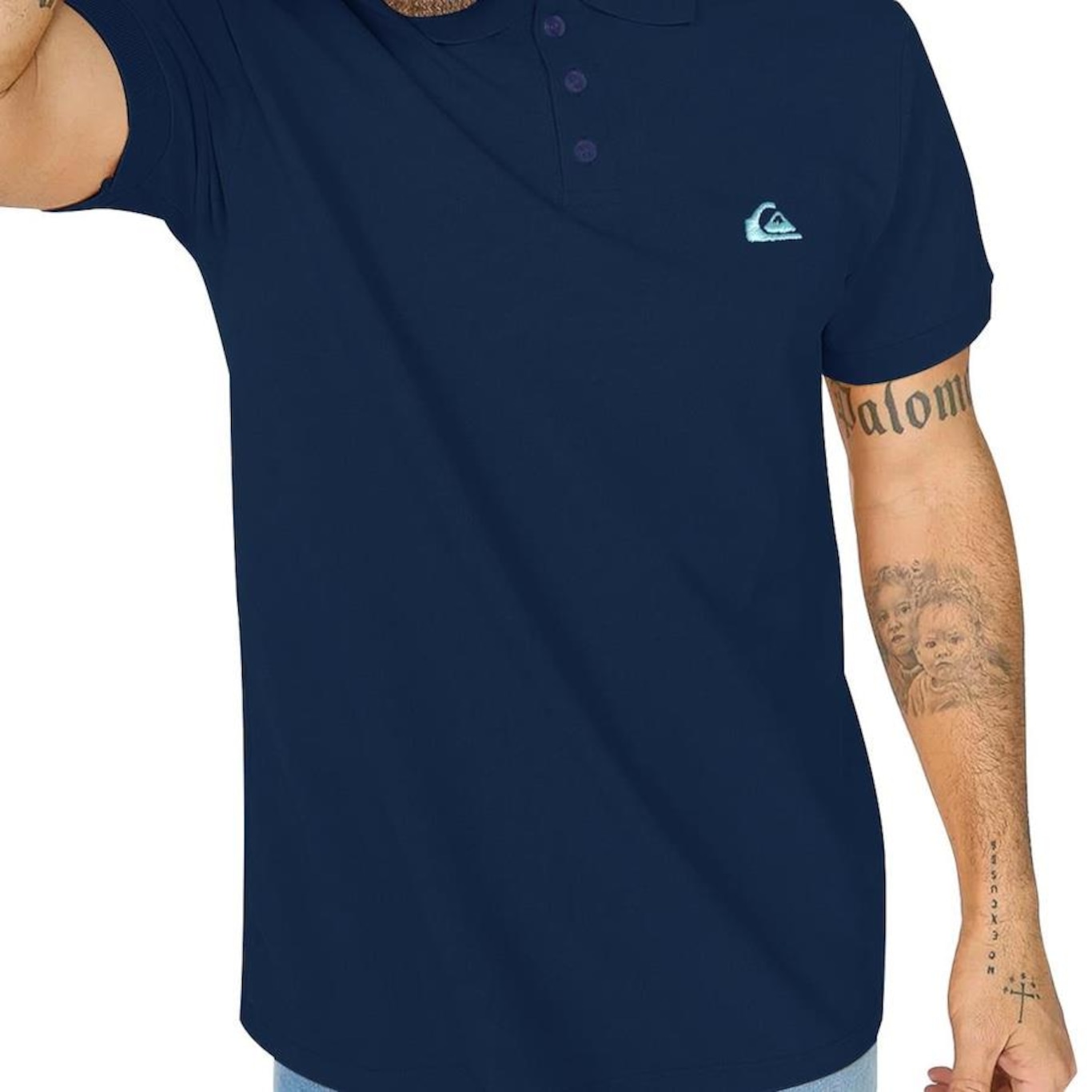 Camisa Polo Quiksilver Embroidery Piquet - Masculina - Foto 3