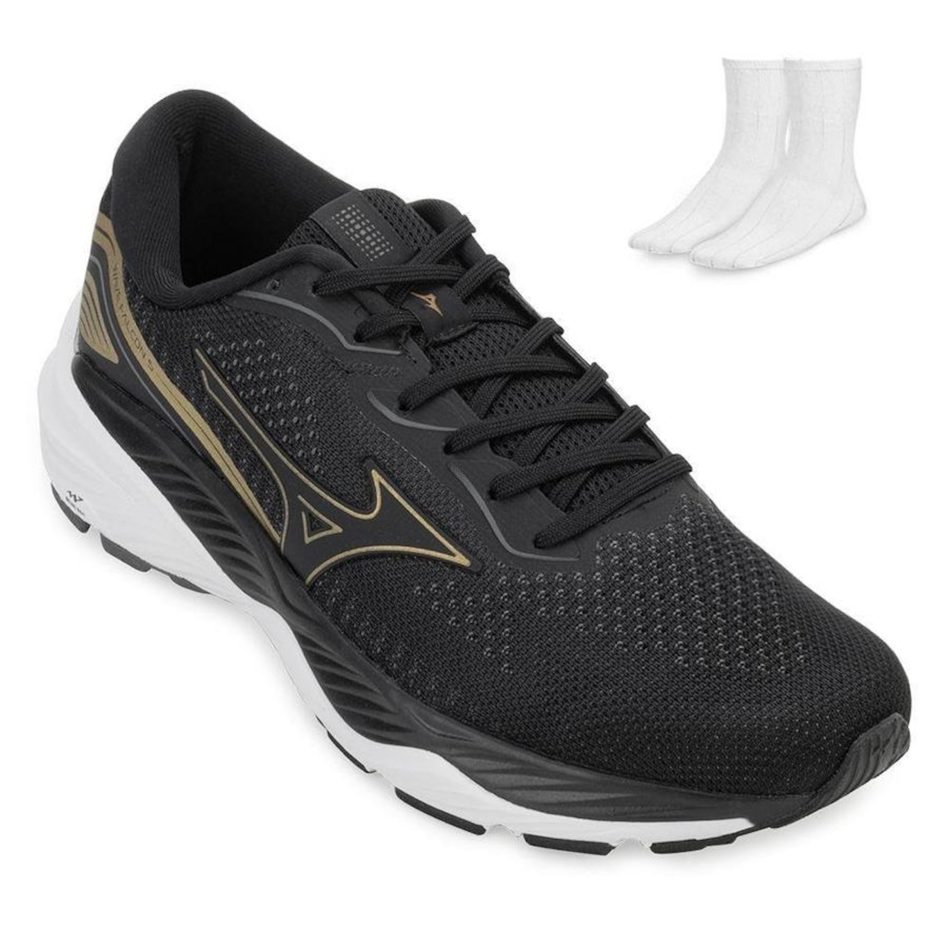 Tênis Mizuno Wave Falcon 5 e Meia Mz23 - Masculino - Foto 1