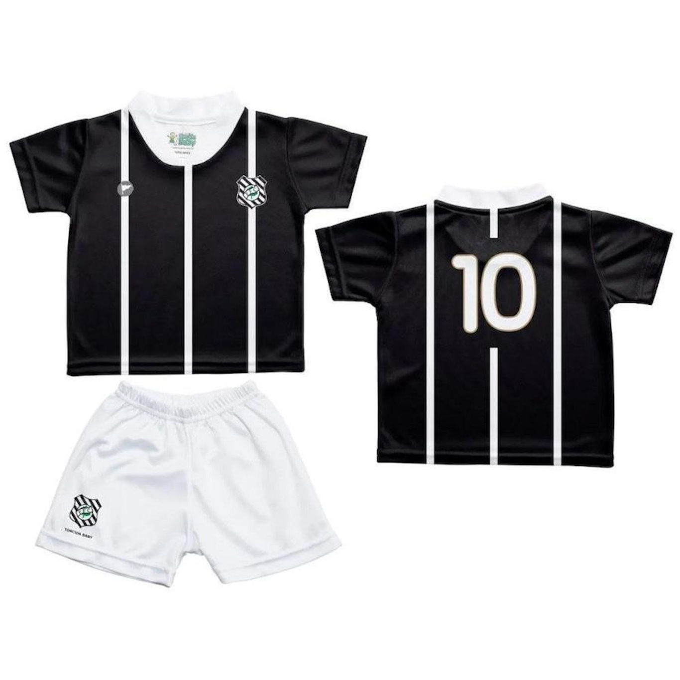 Kit Uniforme do Figueirense Torcida Baby Bebê 031SS - Infantil - Foto 2