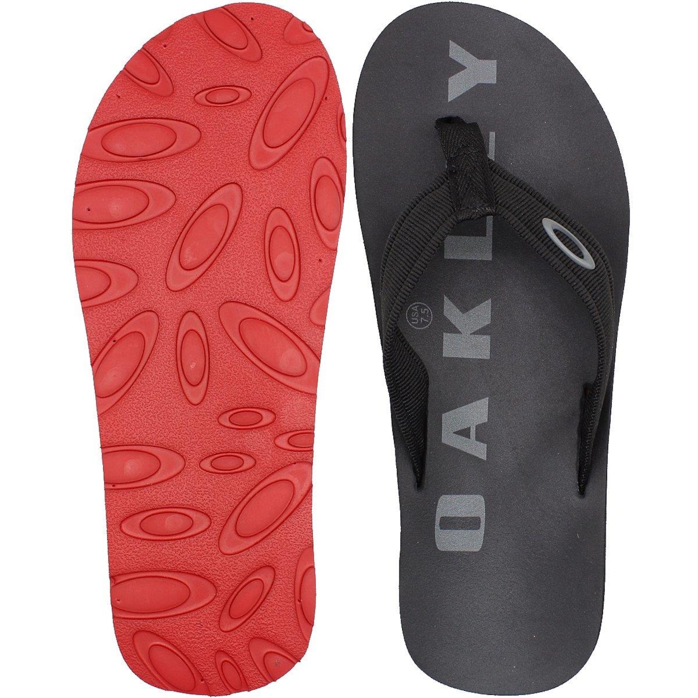 Chinelo Oakley Zeal Jet Tecido - Masculino - Foto 3