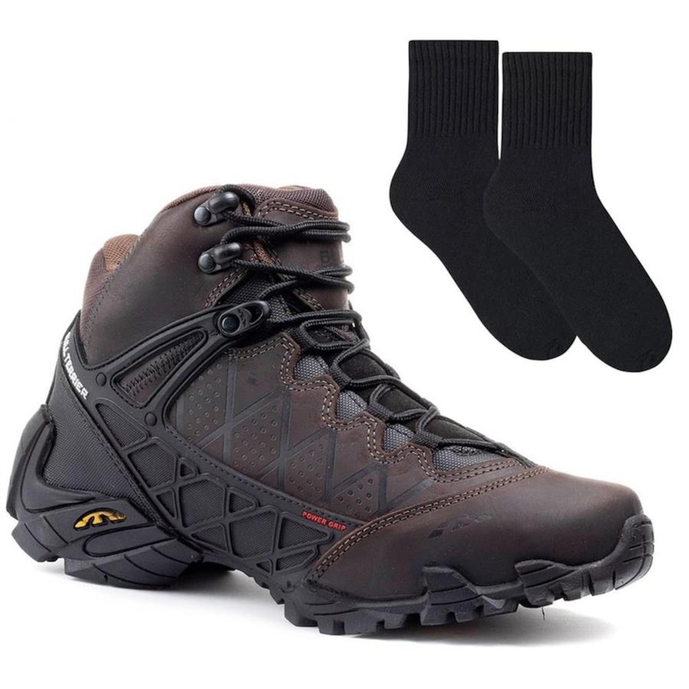 Bota Adventure Bull Terrier Extreme + Par de Meia - Masculina - Foto 1